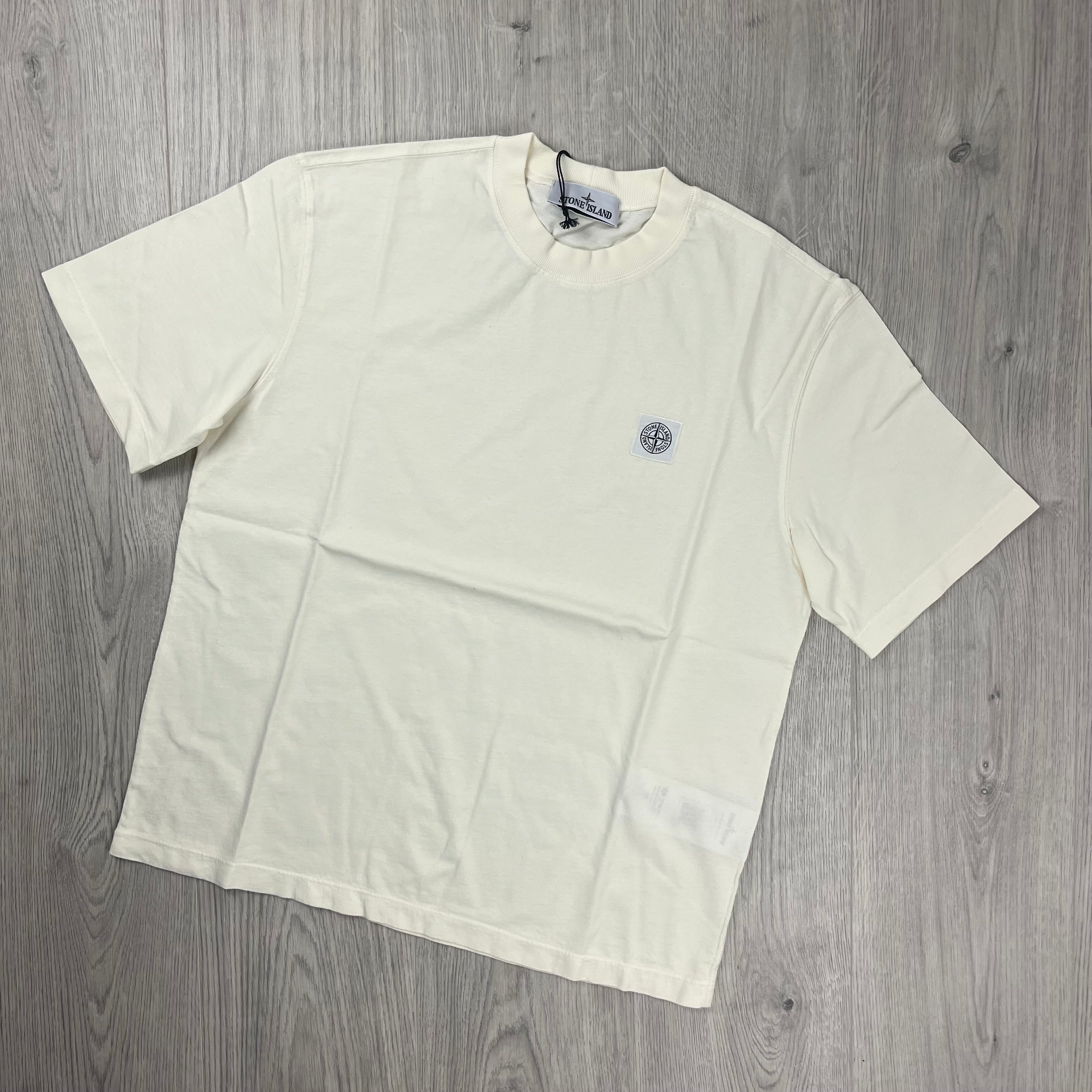 Stone Island Patch T-Shirt - Ivory Ironleague