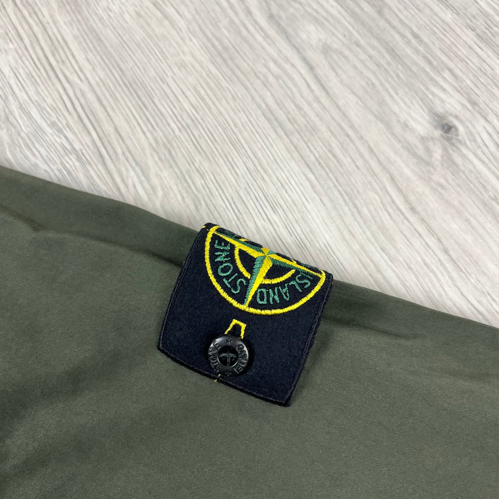 Stone Island Zip Overshirt - Military Ironleague