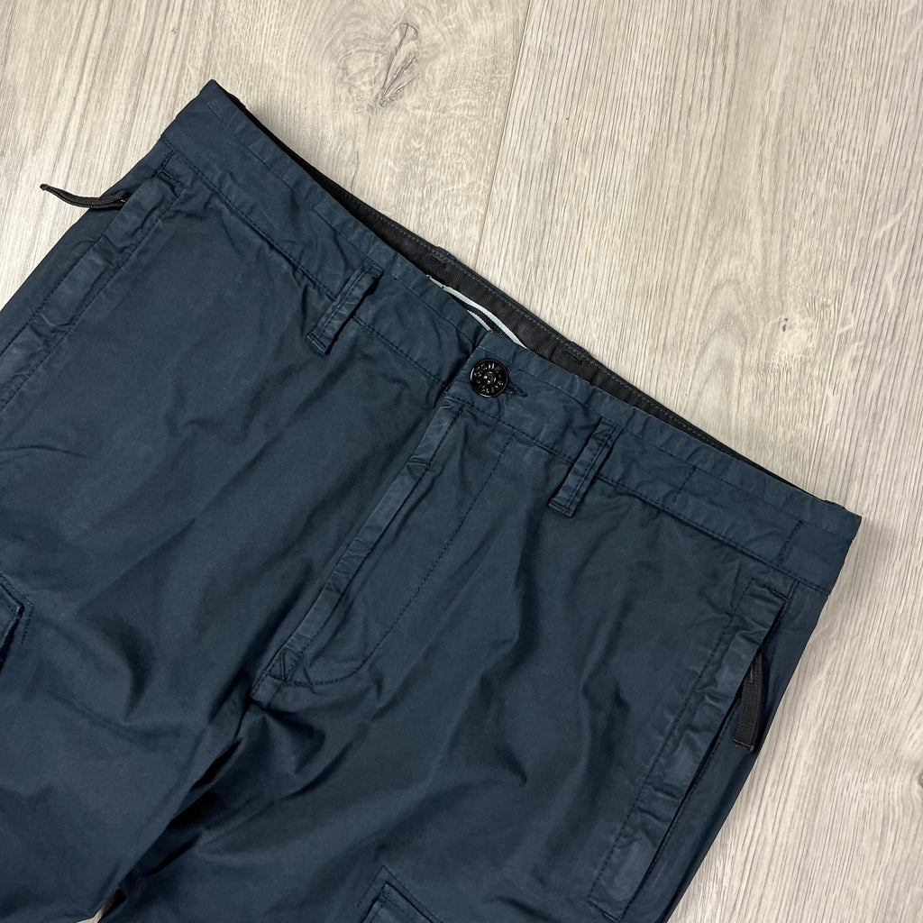 Stone Island Cargo Trousers - Navy Ironleague