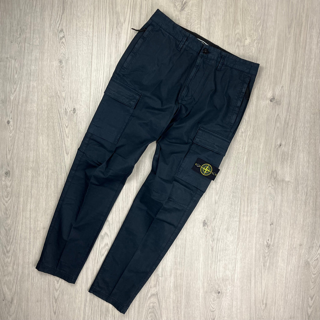 Stone Island Cargo Trousers - Navy Ironleague