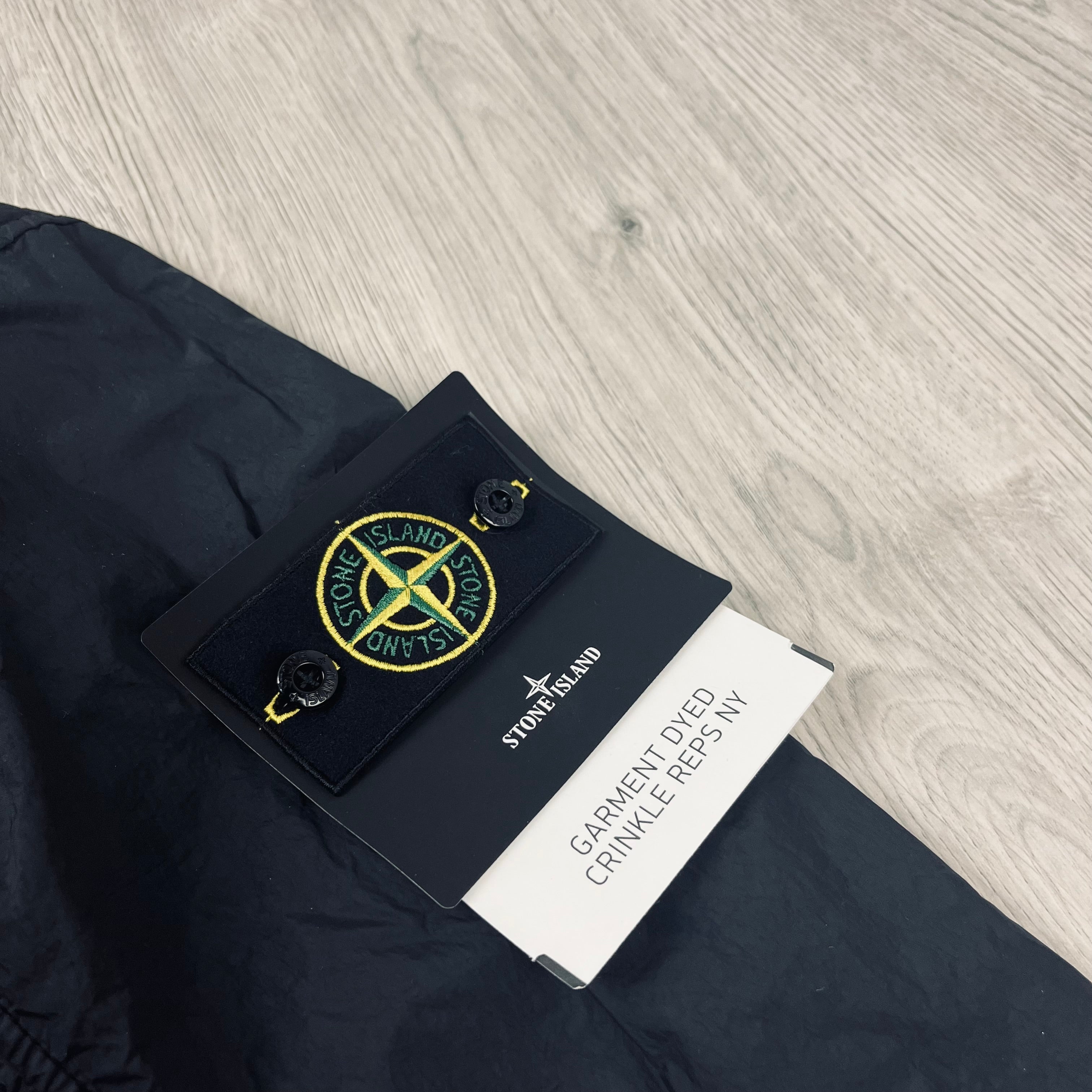 Stone Island Crinkle Reps NY Jacket - Black Ironleague