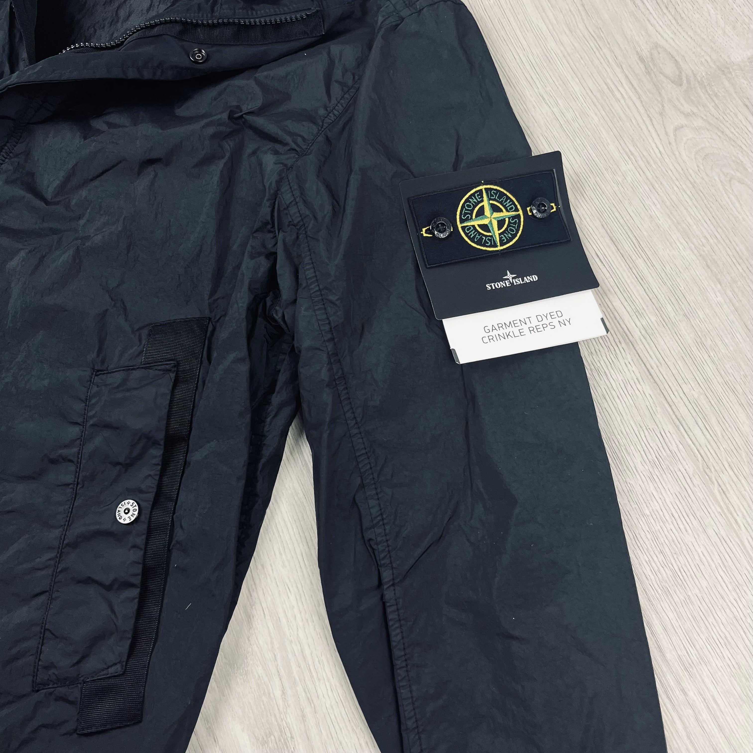 Stone Island Crinkle Reps NY Jacket - Black Ironleague