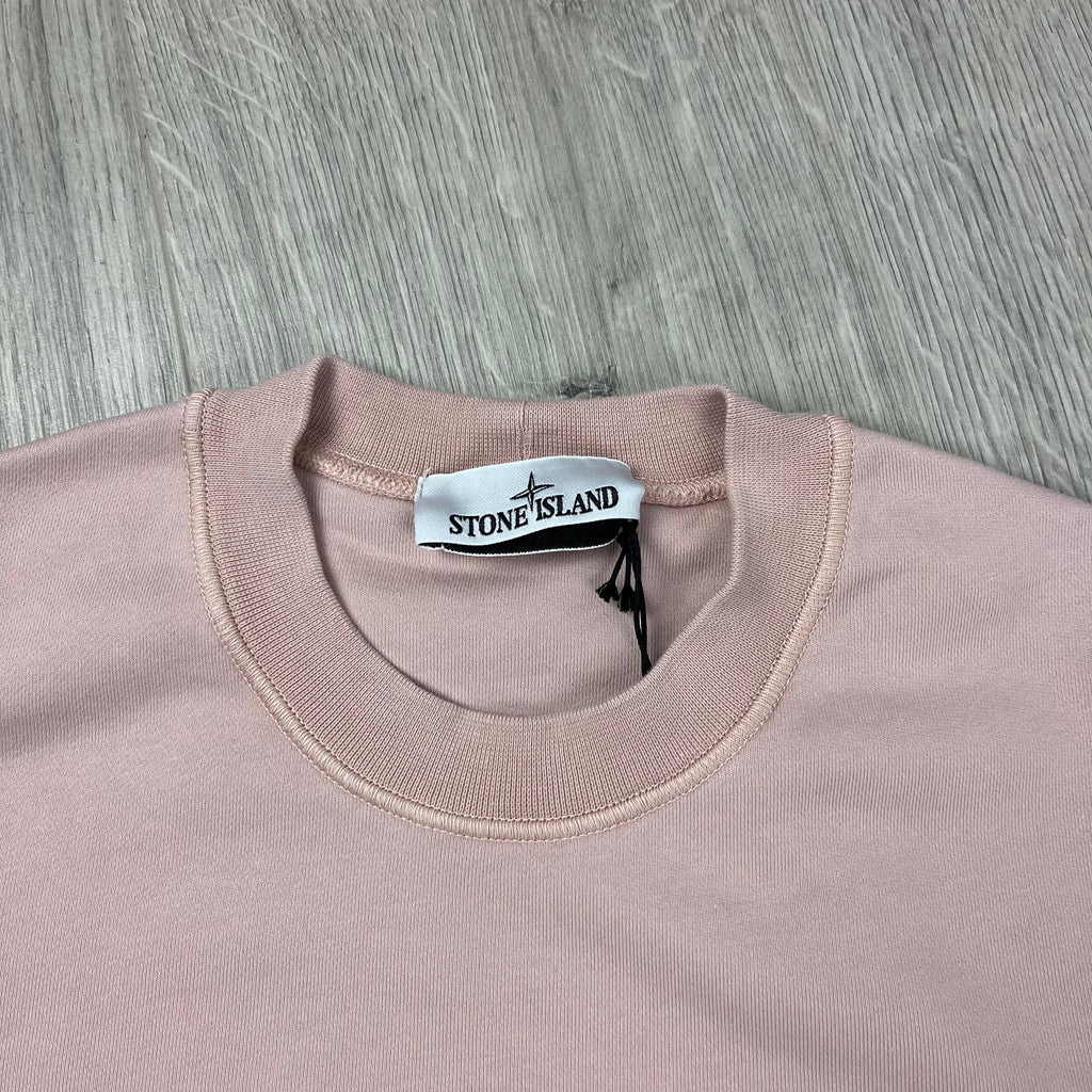 Stone Island Dyed Sweatshirt - Rose Ironleague