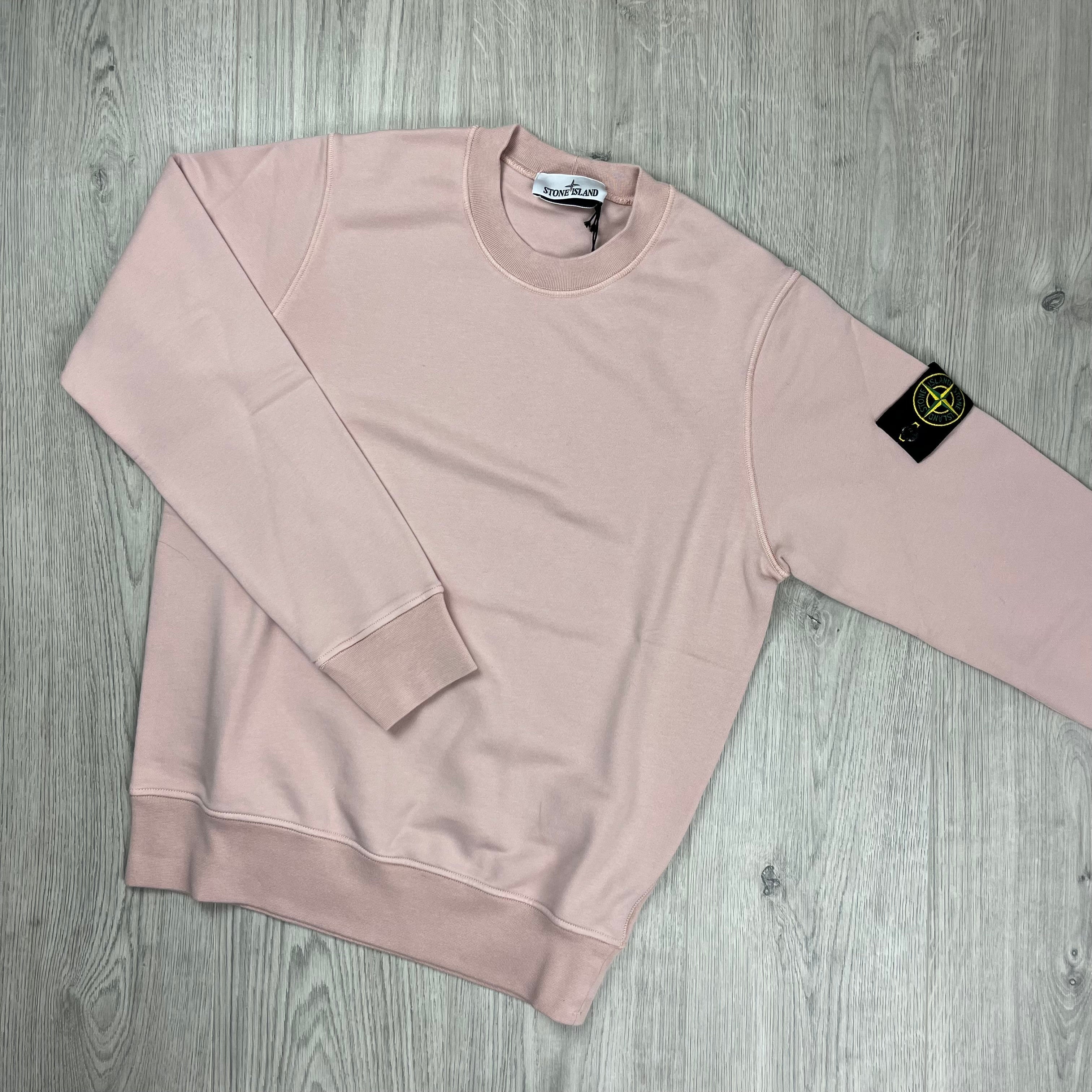 Stone Island Dyed Sweatshirt - Rose Ironleague