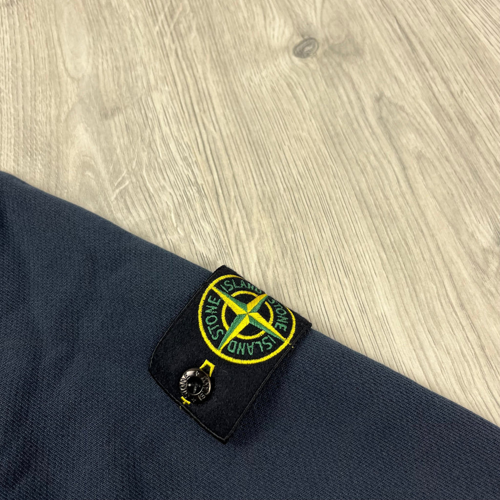 Stone Island Dyed Sweatshirt - Navy Ironleague