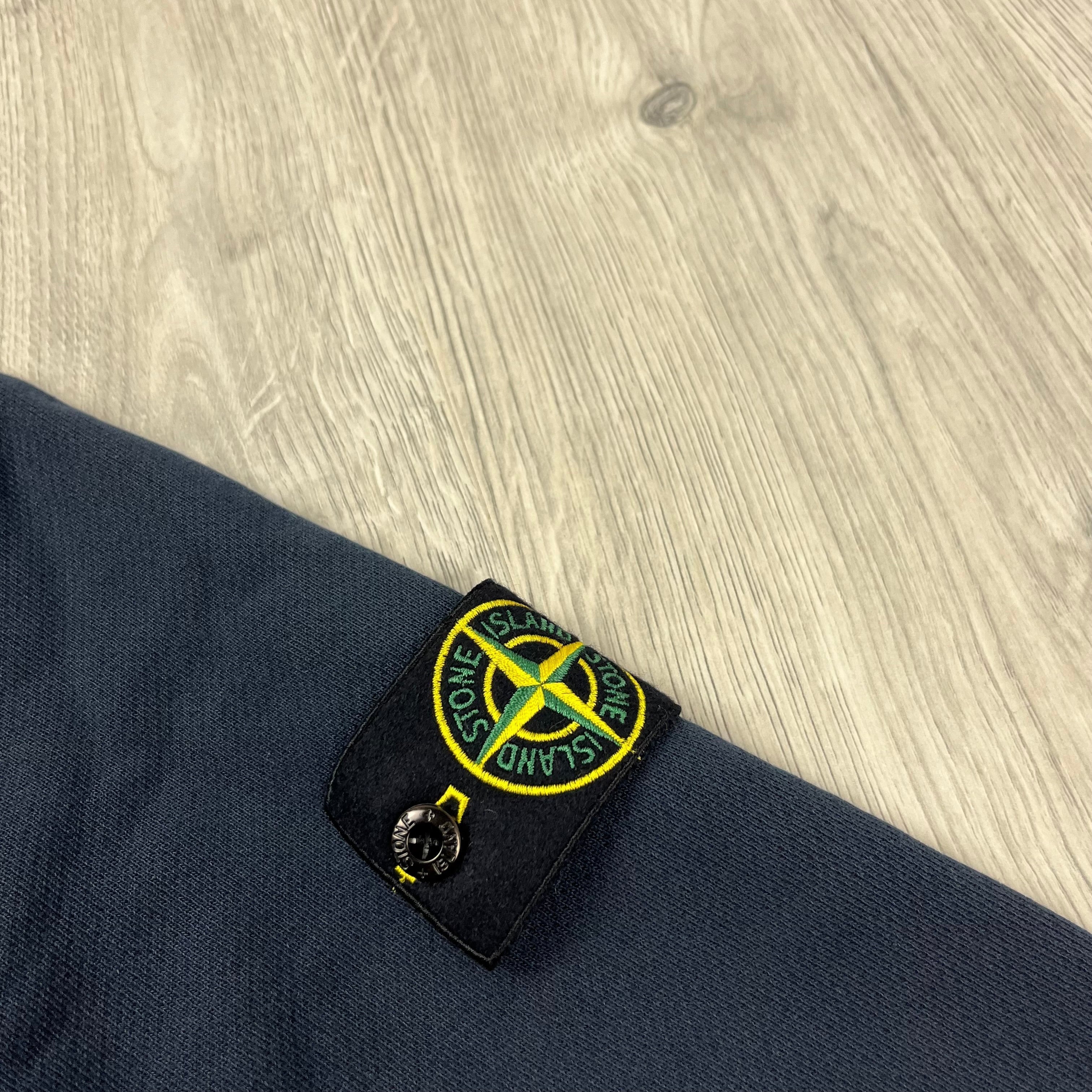 Stone Island Dyed Sweatshirt - Navy Ironleague