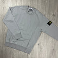 Stone Island Dyed Sweatshirt - Pearl Grey Ironleague
