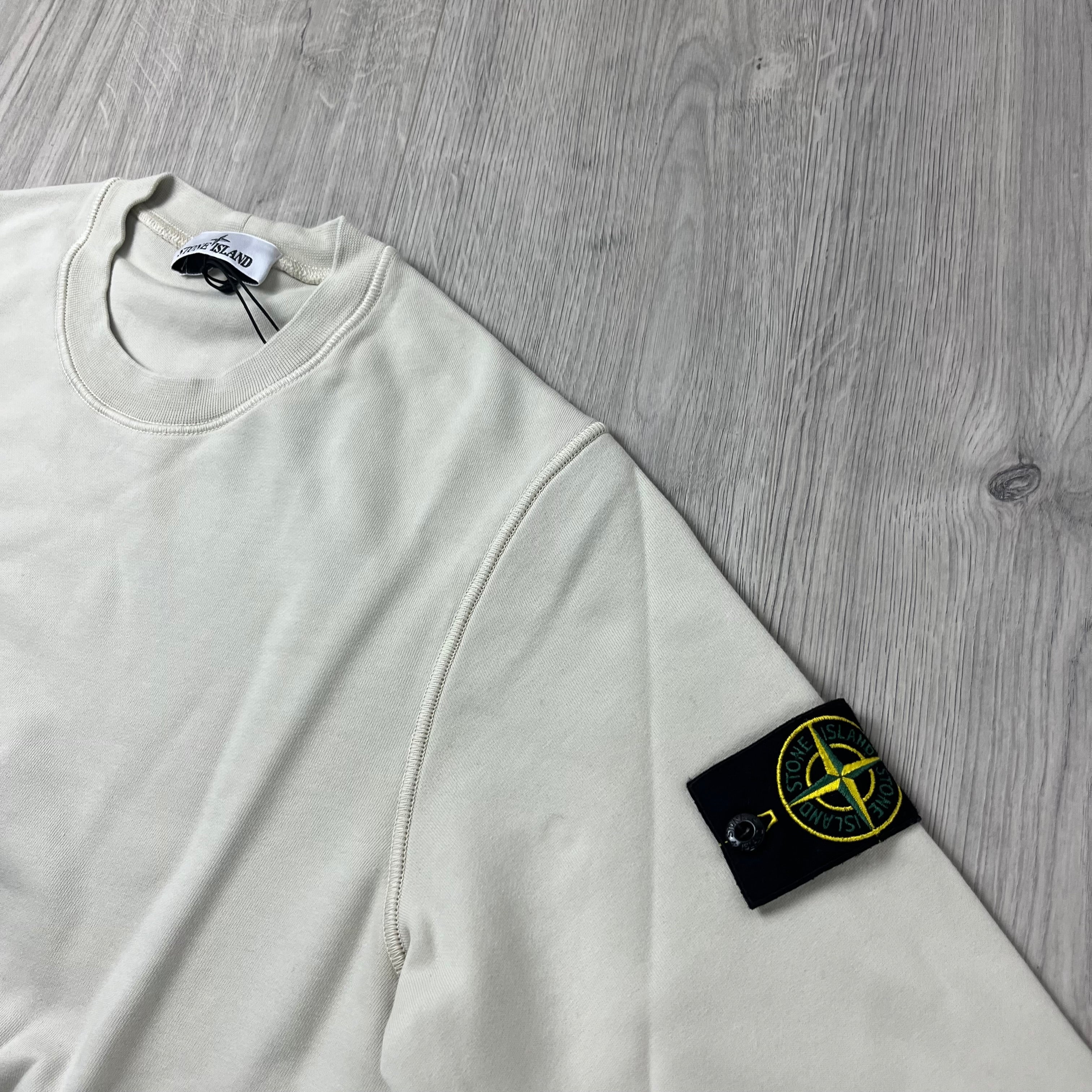 Stone Island Dyed Sweatshirt - Sand Ironleague