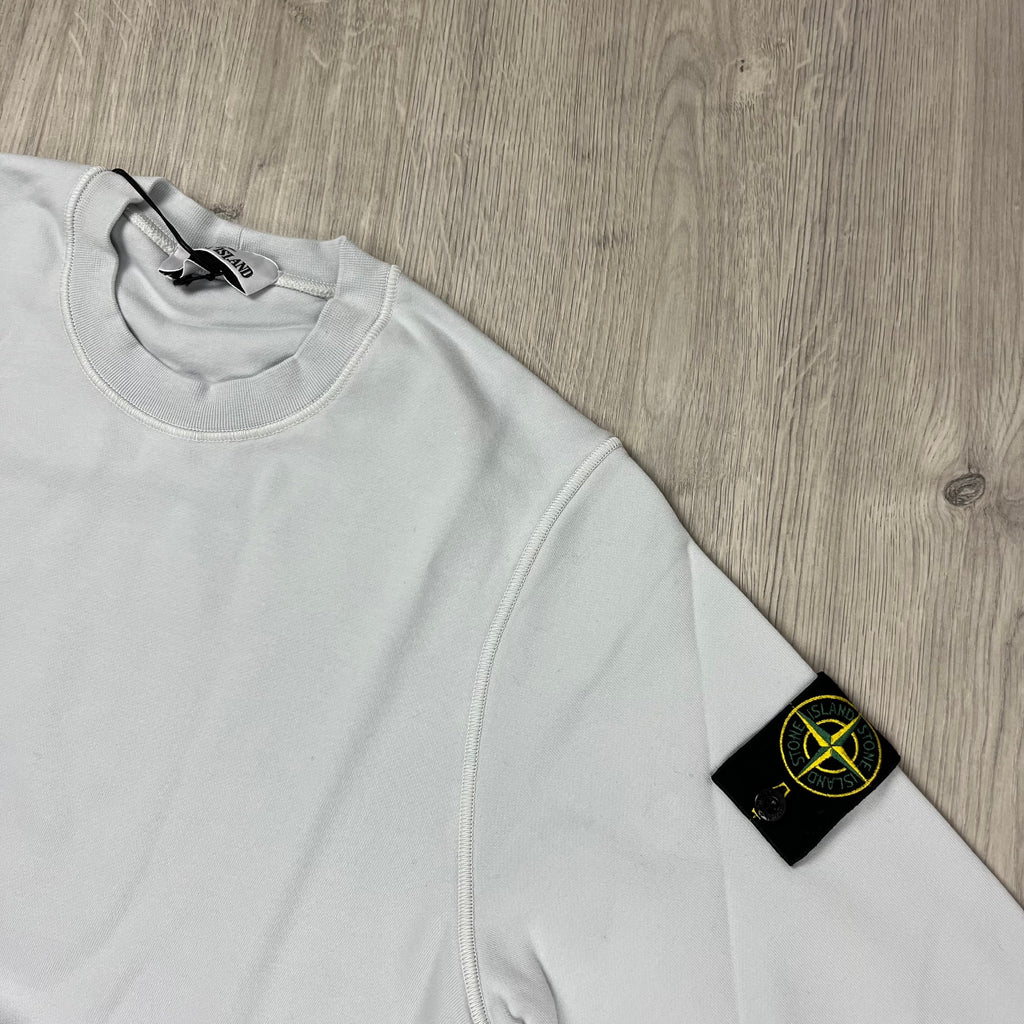 Stone Island Dyed Sweatshirt - Sky Blue Ironleague