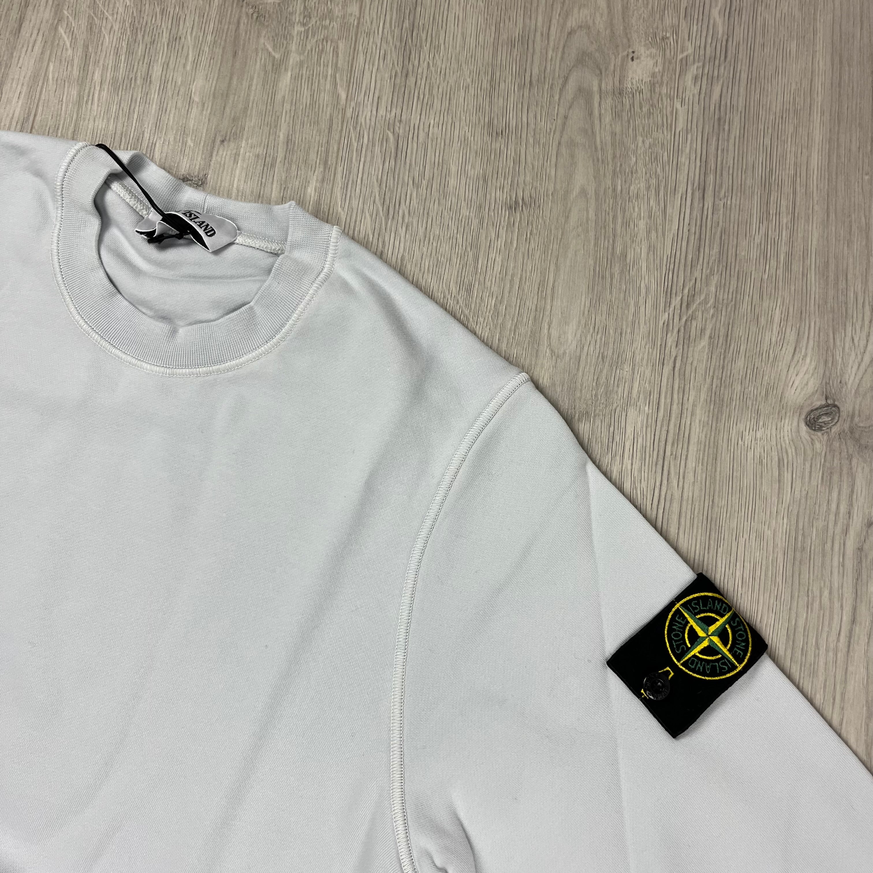 Stone Island Dyed Sweatshirt - Sky Blue Ironleague