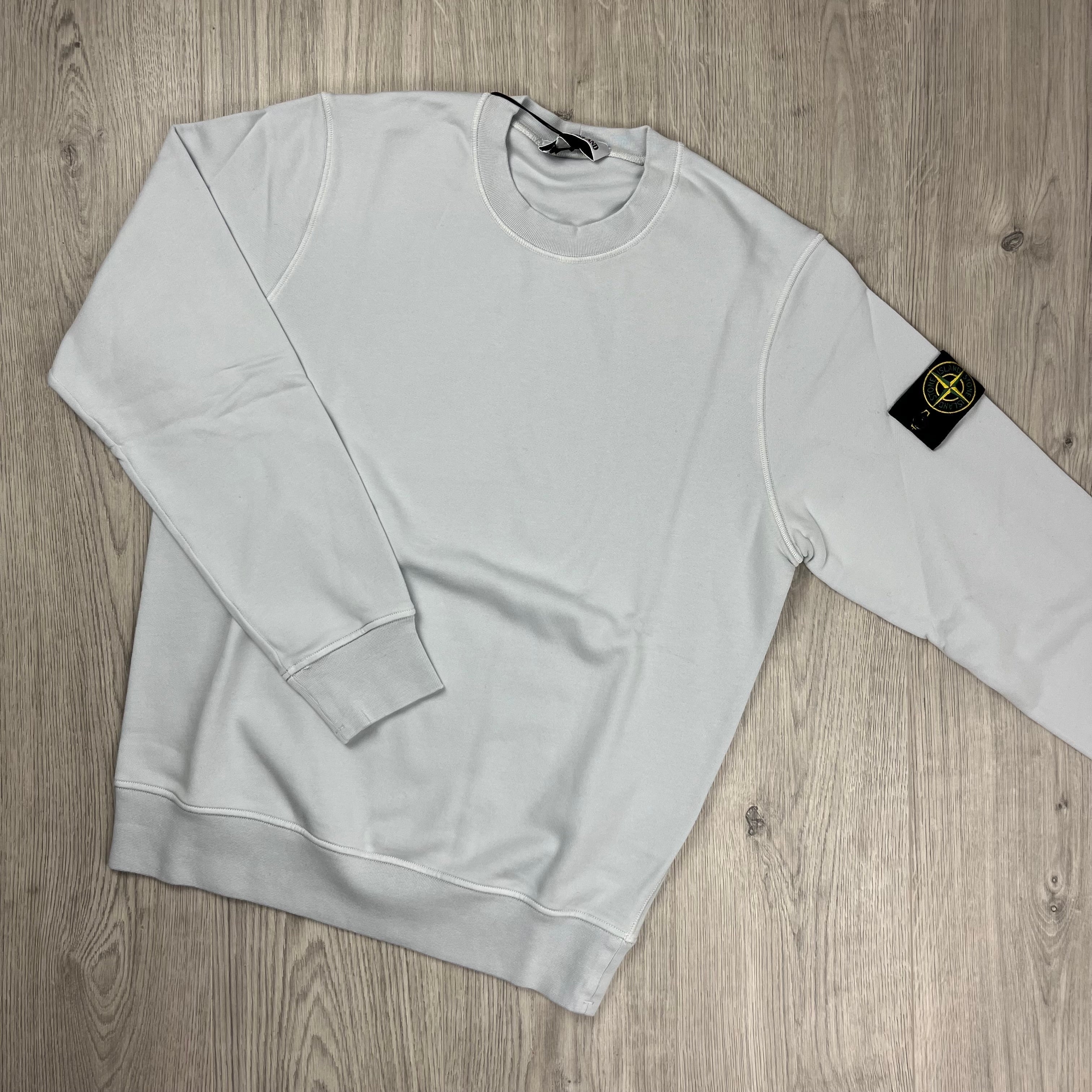 Stone Island Dyed Sweatshirt - Sky Blue Ironleague