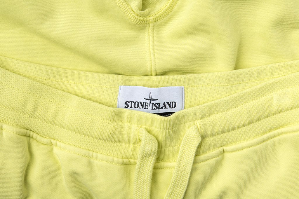 Stone Island Fleece Shorts - Lemon