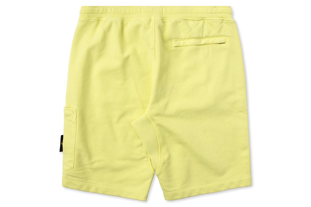 Stone Island Fleece Shorts - Lemon