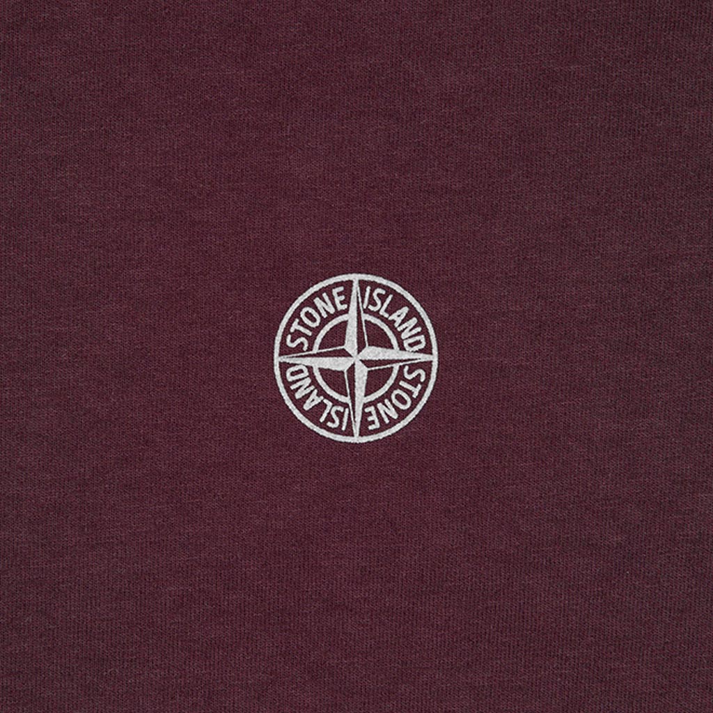 Stone Island Graphic Five L/S T-Shirt - Dark Burgundy