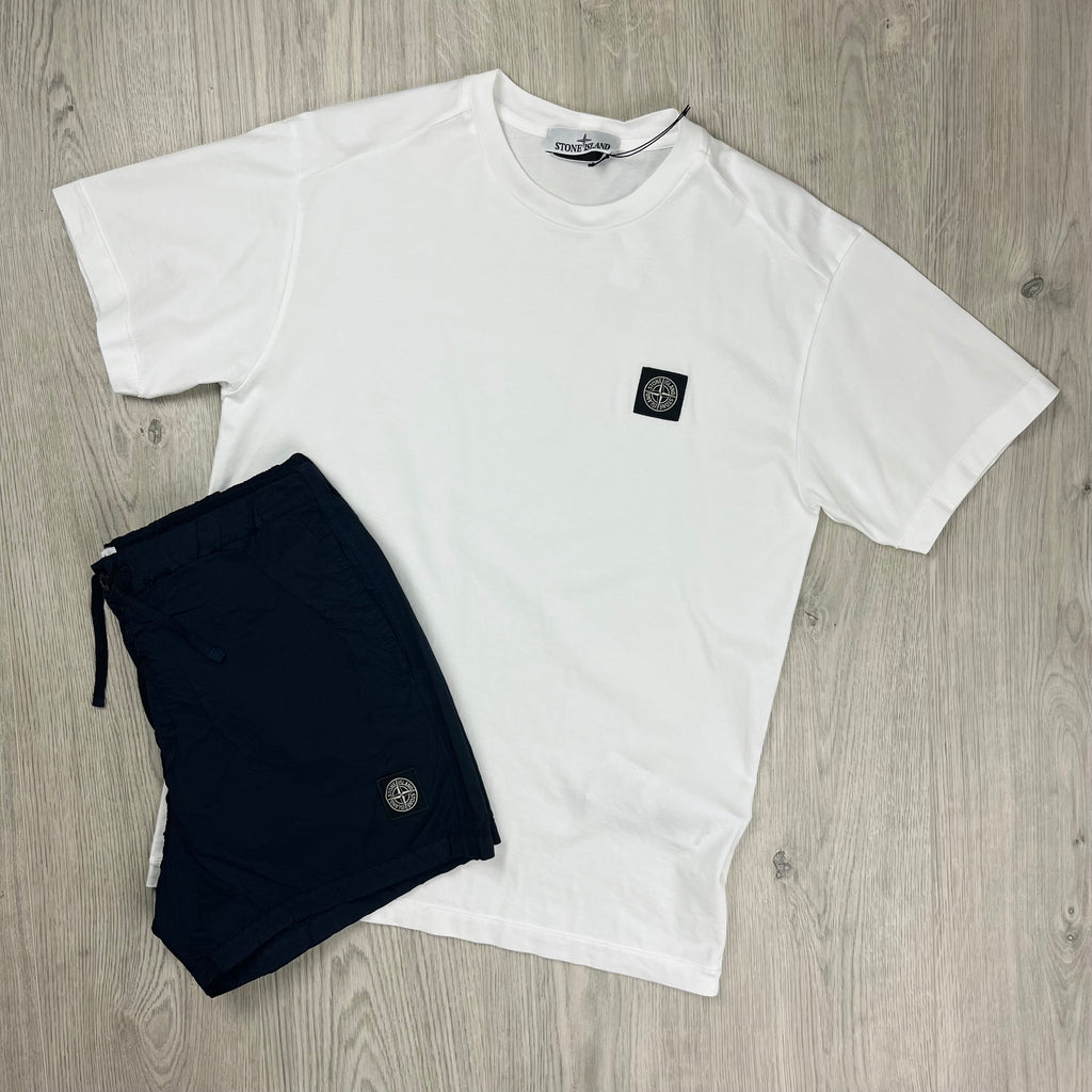 Stone Island Holiday Set - White/Navy Ironleague