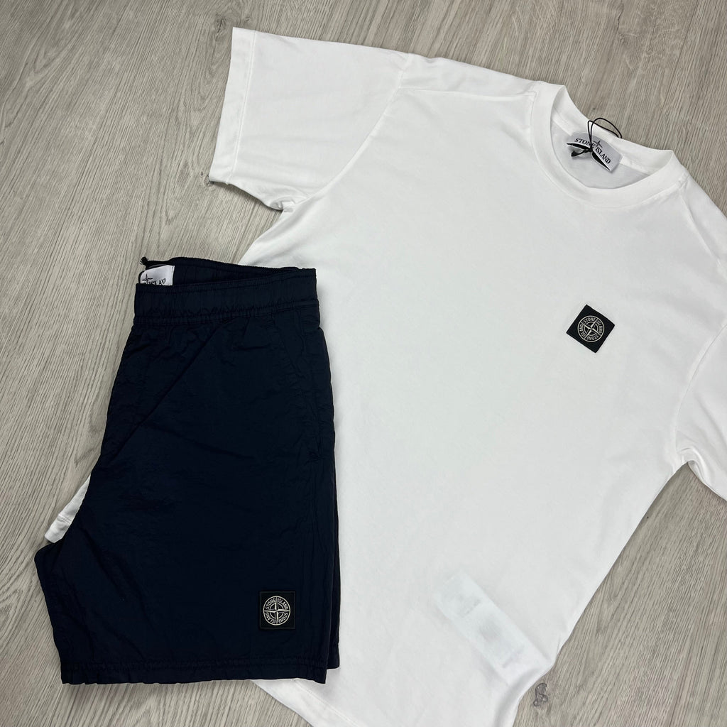 Stone Island Holiday Set - White/Navy Ironleague
