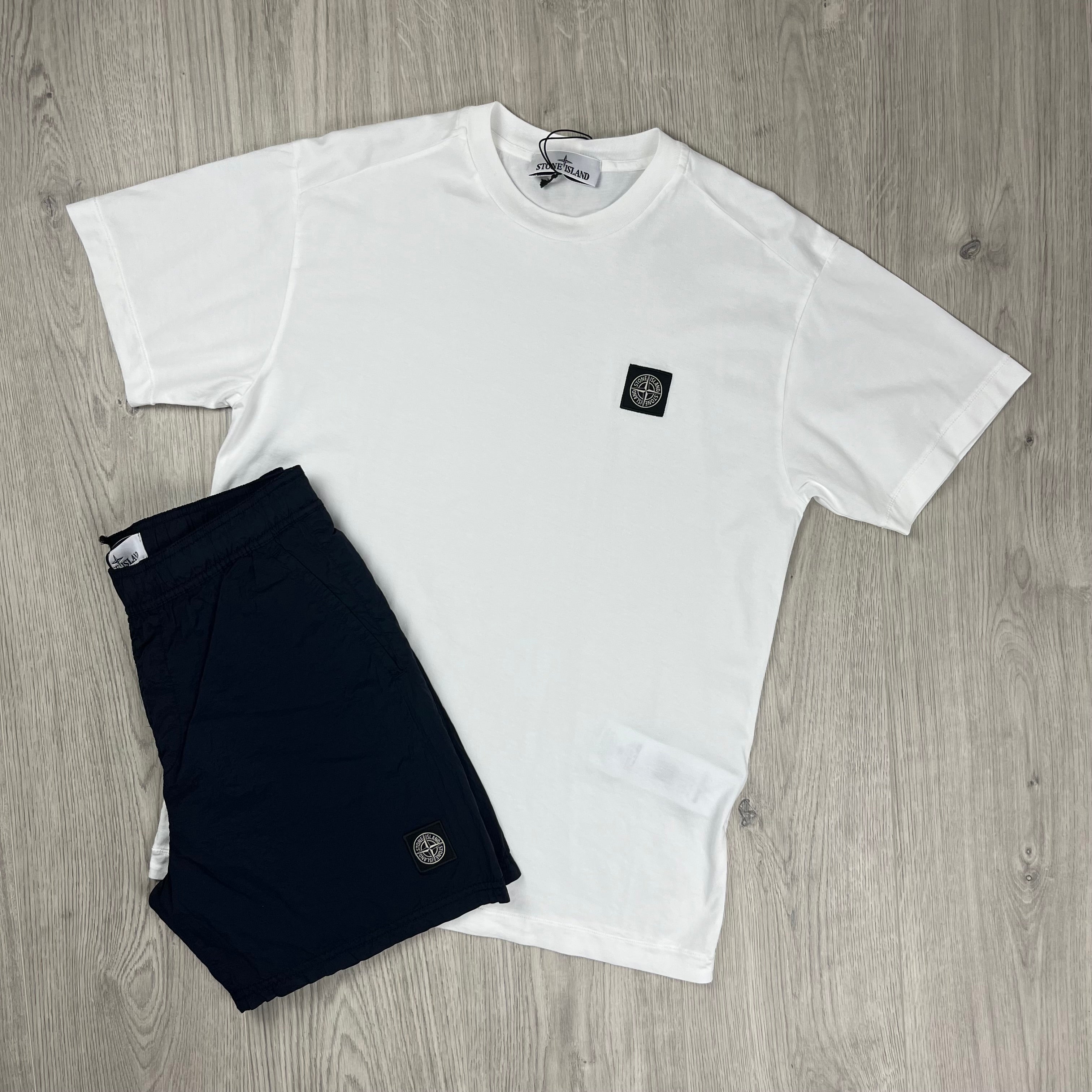 Stone Island Holiday Set - White/Navy Ironleague