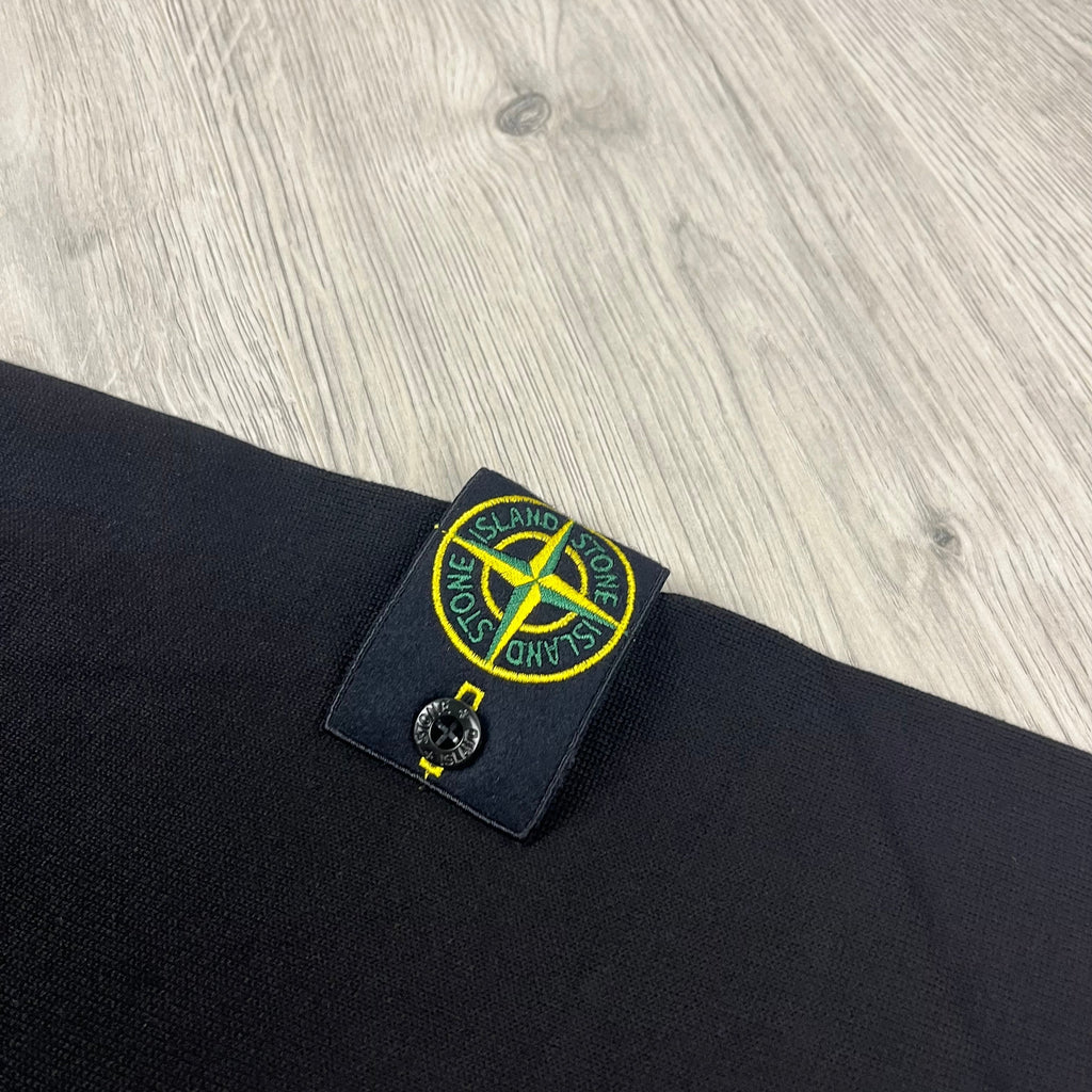 Stone Island Knit Half Zip Fleece - Black Ironleague