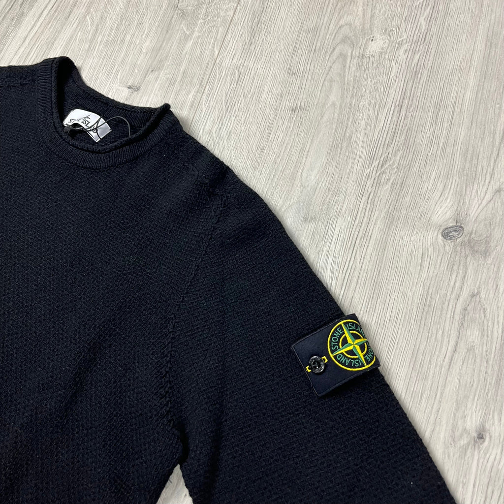 Stone Island Knit Sweatshirt - Black Ironleague
