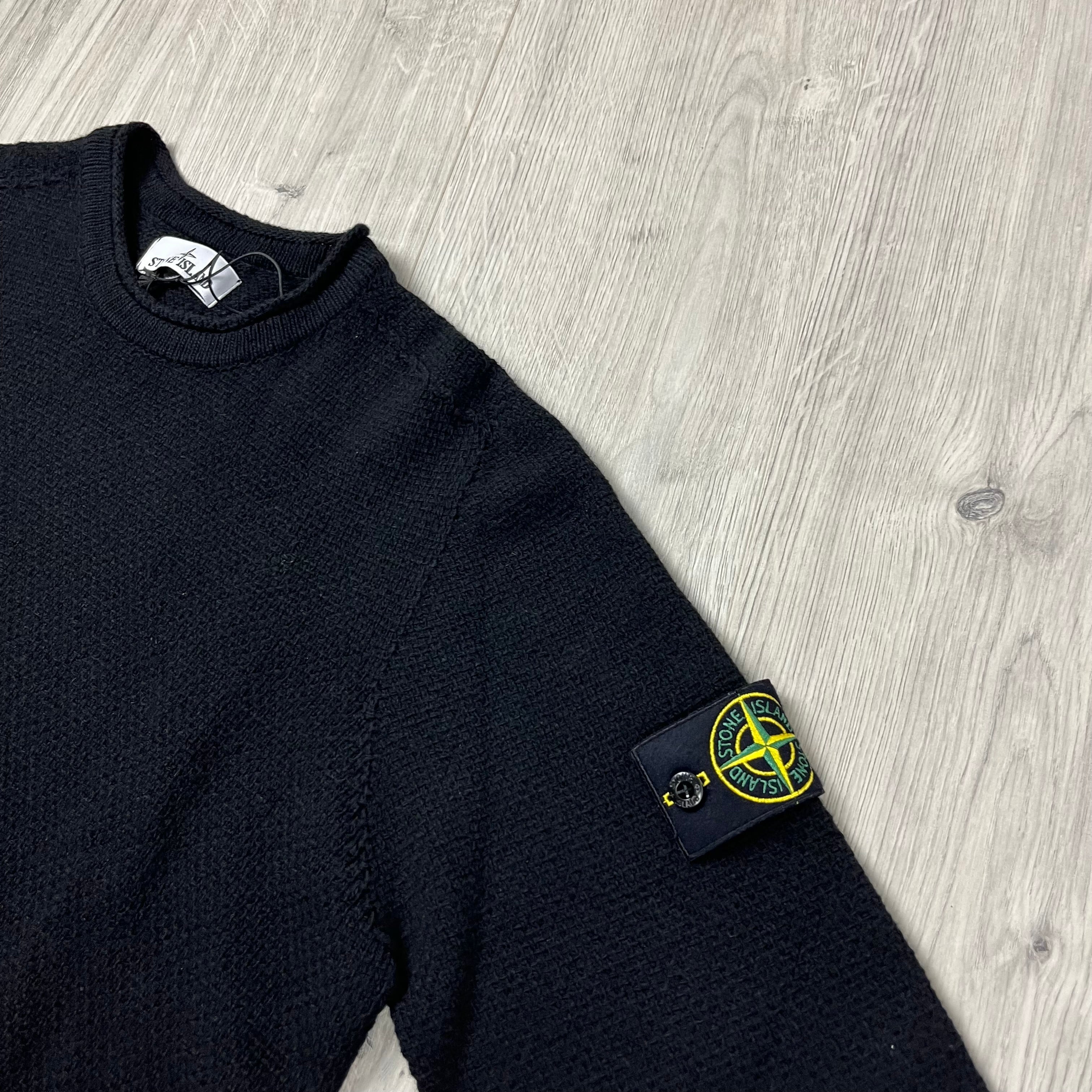 Stone Island Knit Sweatshirt - Black Ironleague