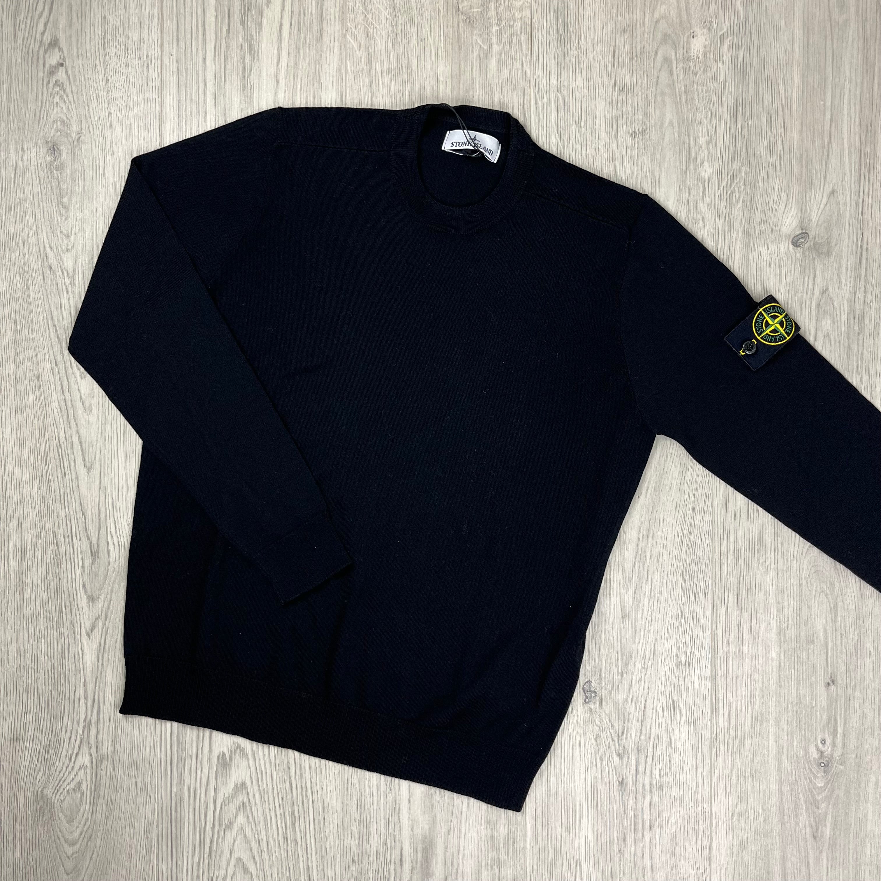 Stone Island Knit Sweatshirt - Black Ironleague