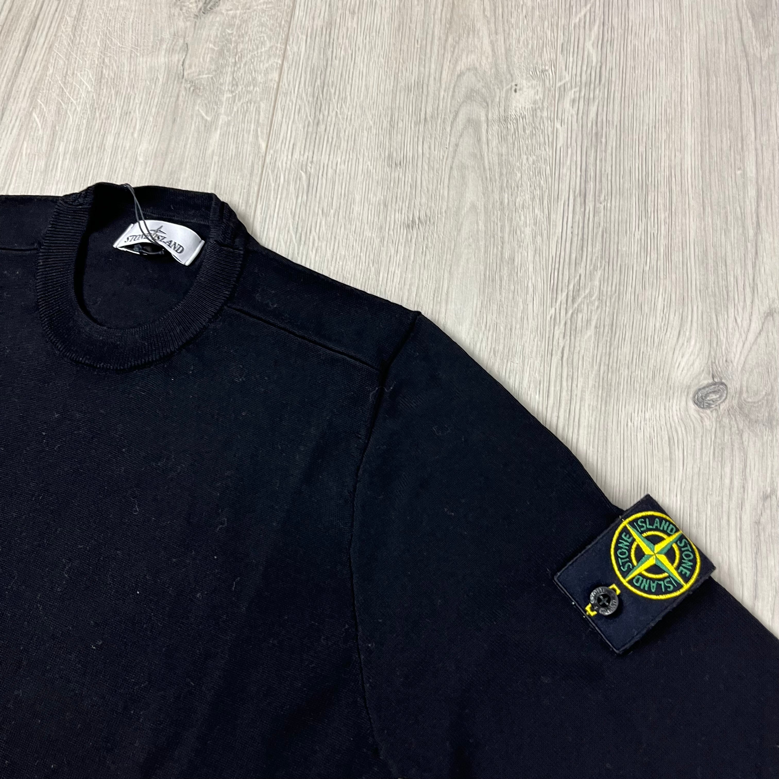 Stone Island Knit Sweatshirt - Black Ironleague