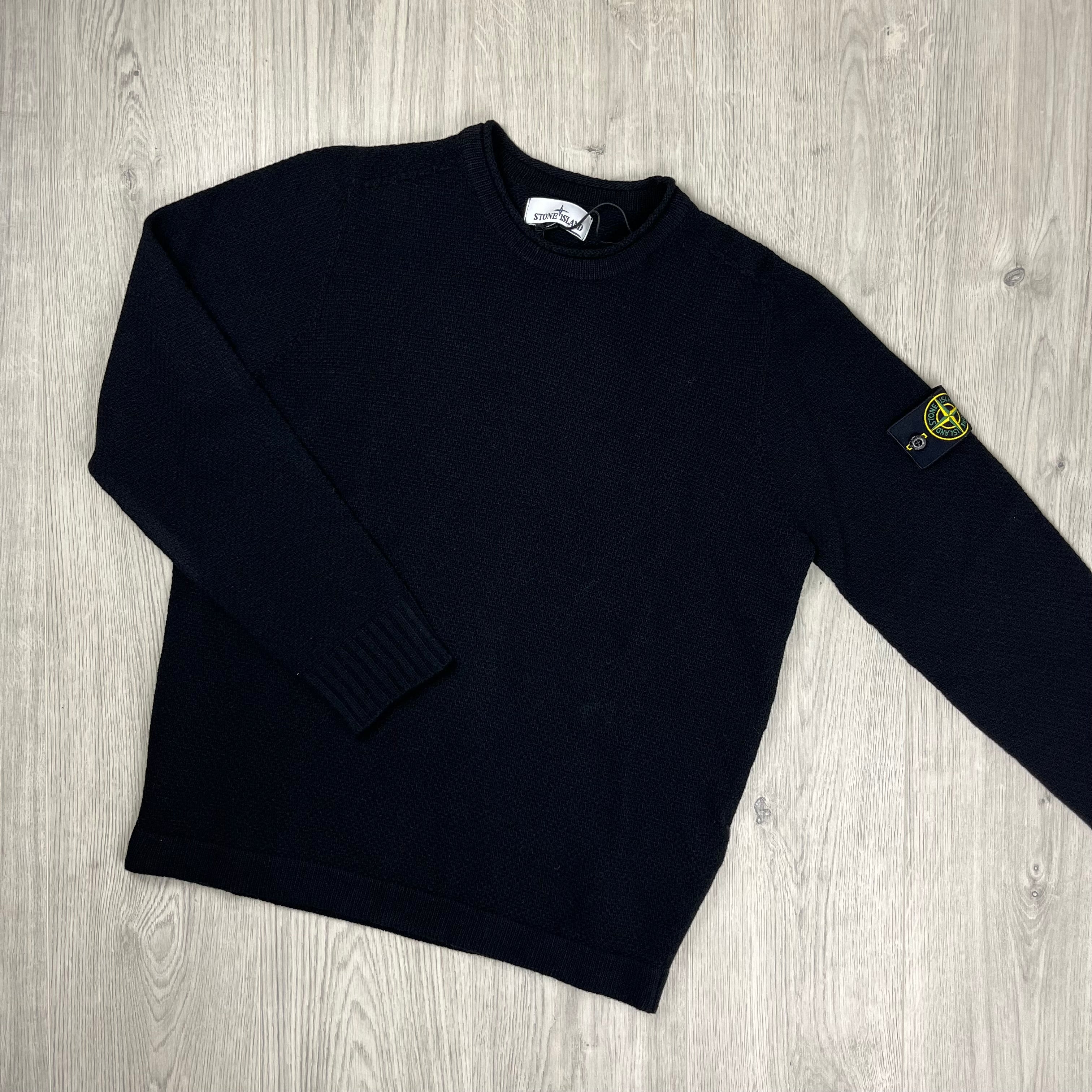 Stone Island Knit Sweatshirt - Black Ironleague