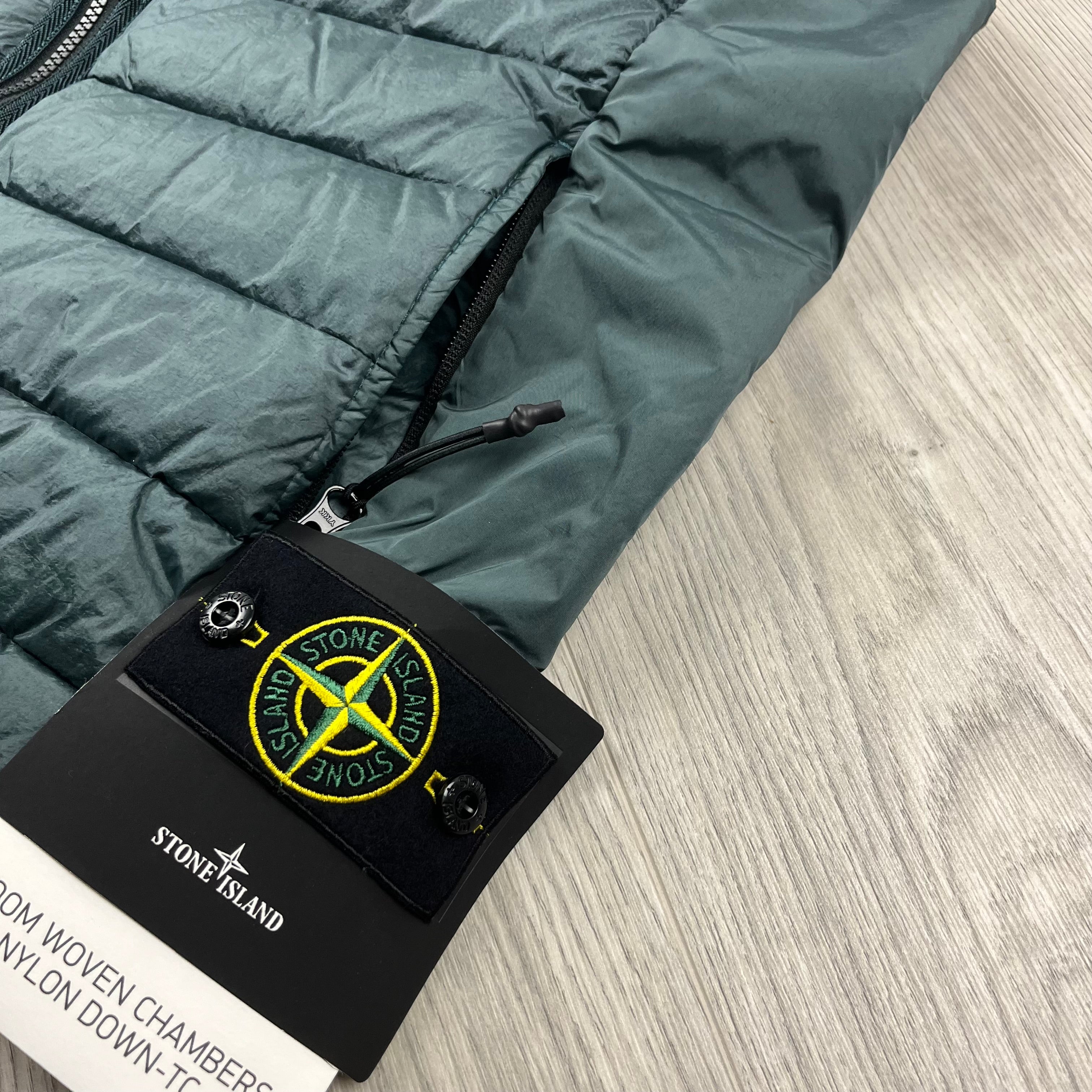 Stone Island Padded Gilet - Bottle Green Ironleague