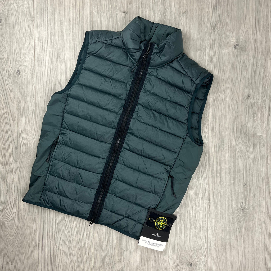 Stone Island Padded Gilet - Bottle Green Ironleague