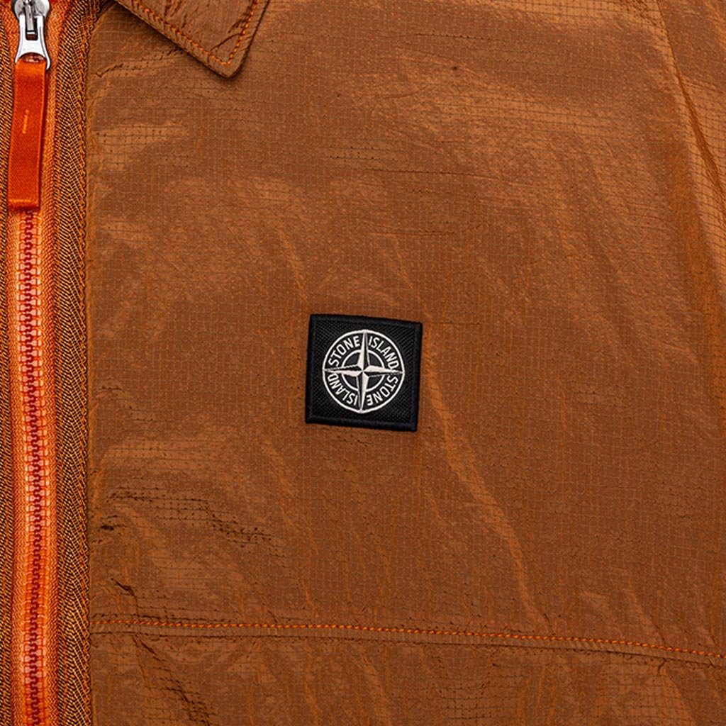 Stone Island Nylon Metal Rete Isolante-TC Overshirt - Orange