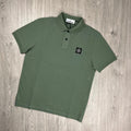 Stone Island Patch Polo Shirt - Sage Ironleague