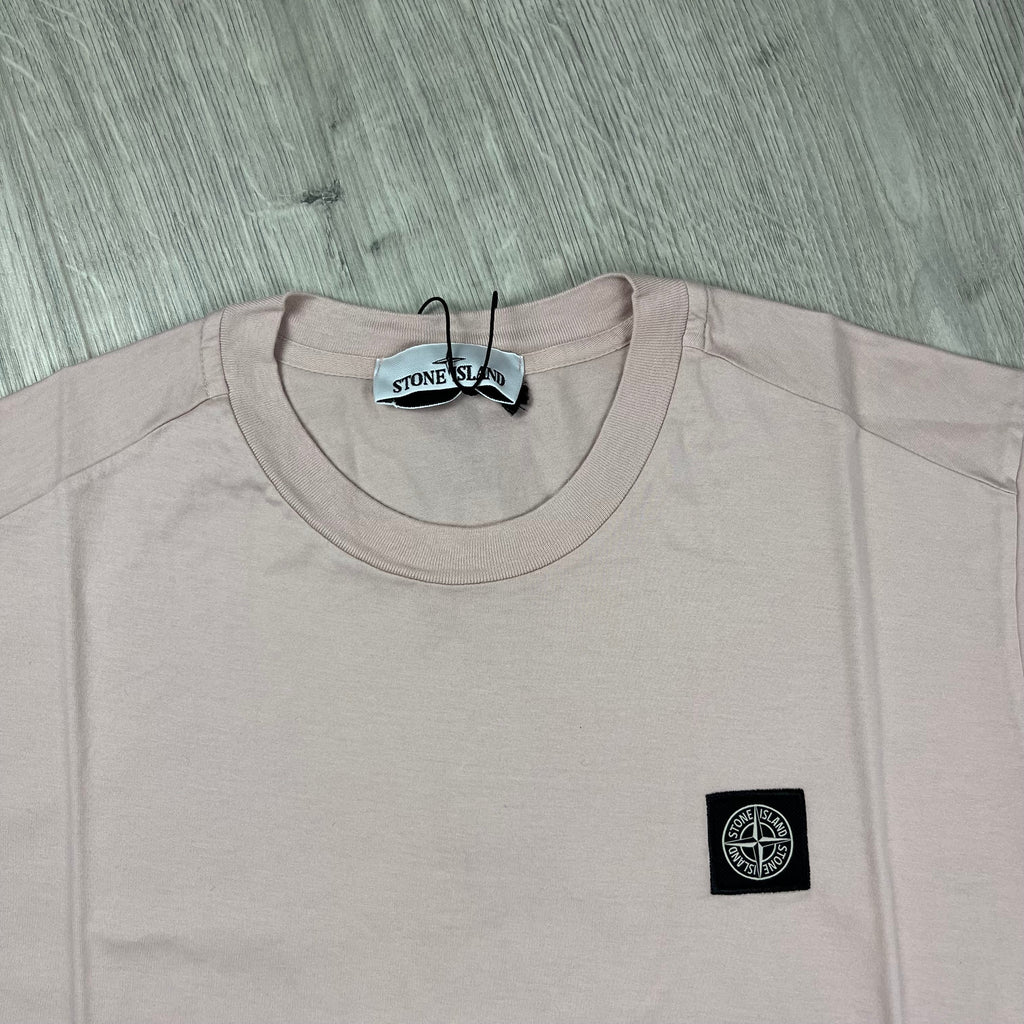 Stone Island Patch T-Shirt - Rose Ironleague