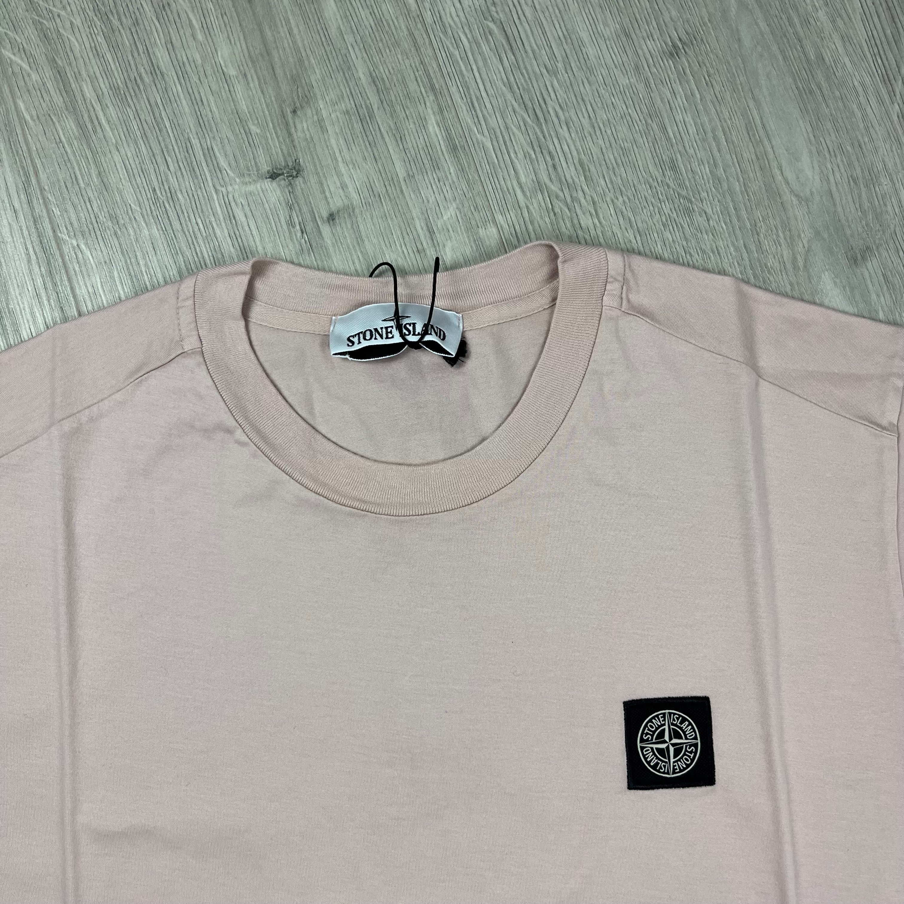 Stone Island Patch T-Shirt - Rose Ironleague