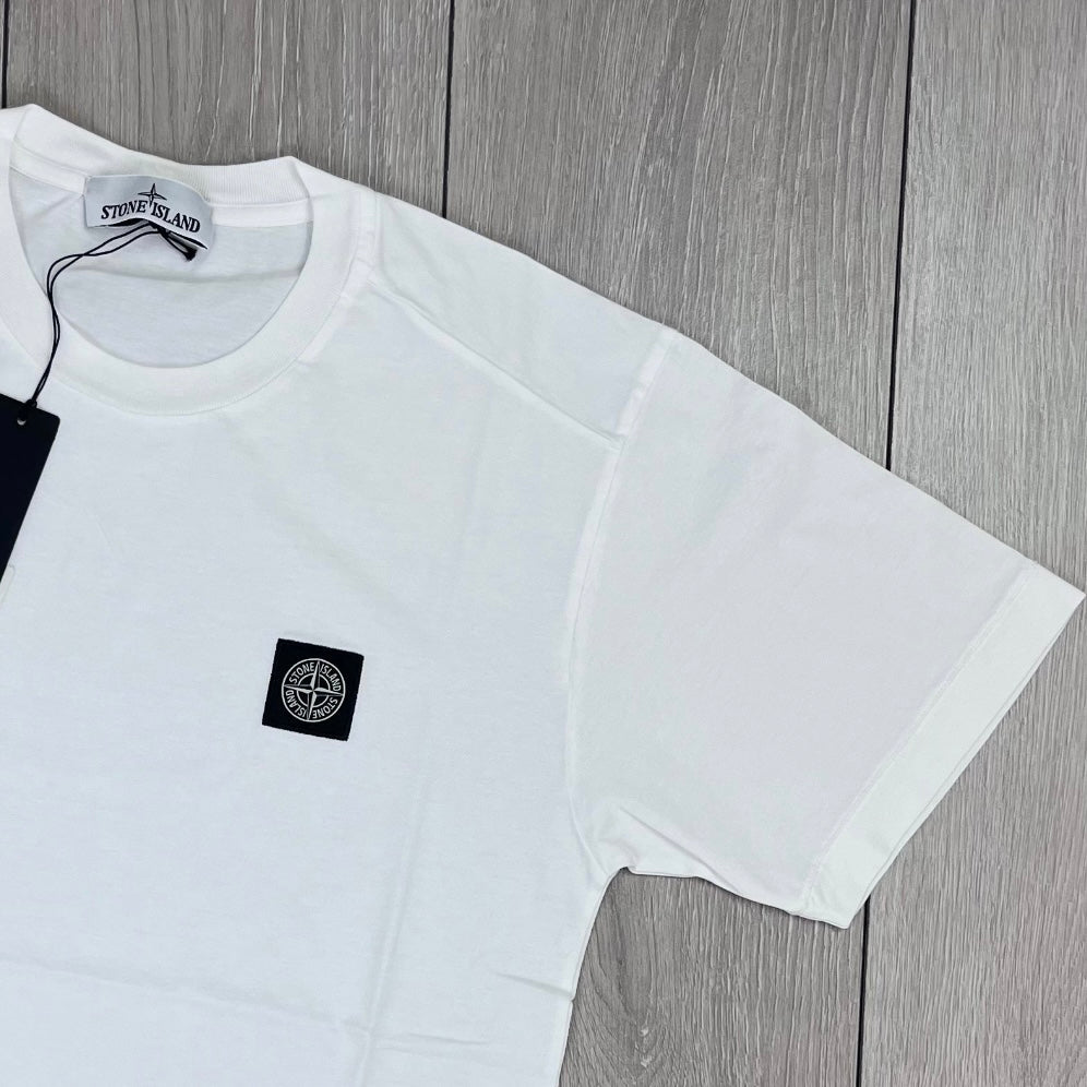 Stone Island Patch T-Shirt - White Ironleague
