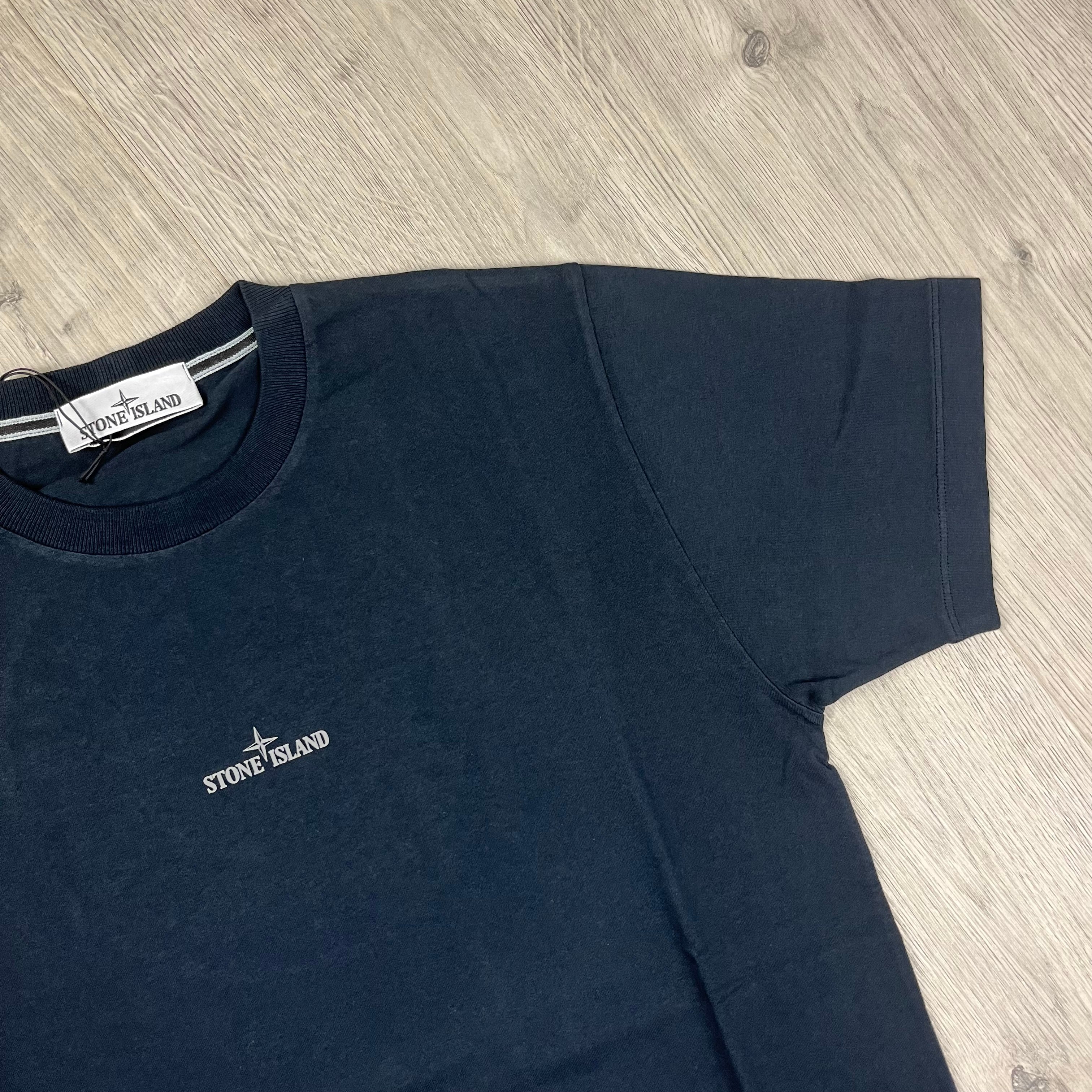 Stone Island Printed T-Shirt - Navy Ironleague