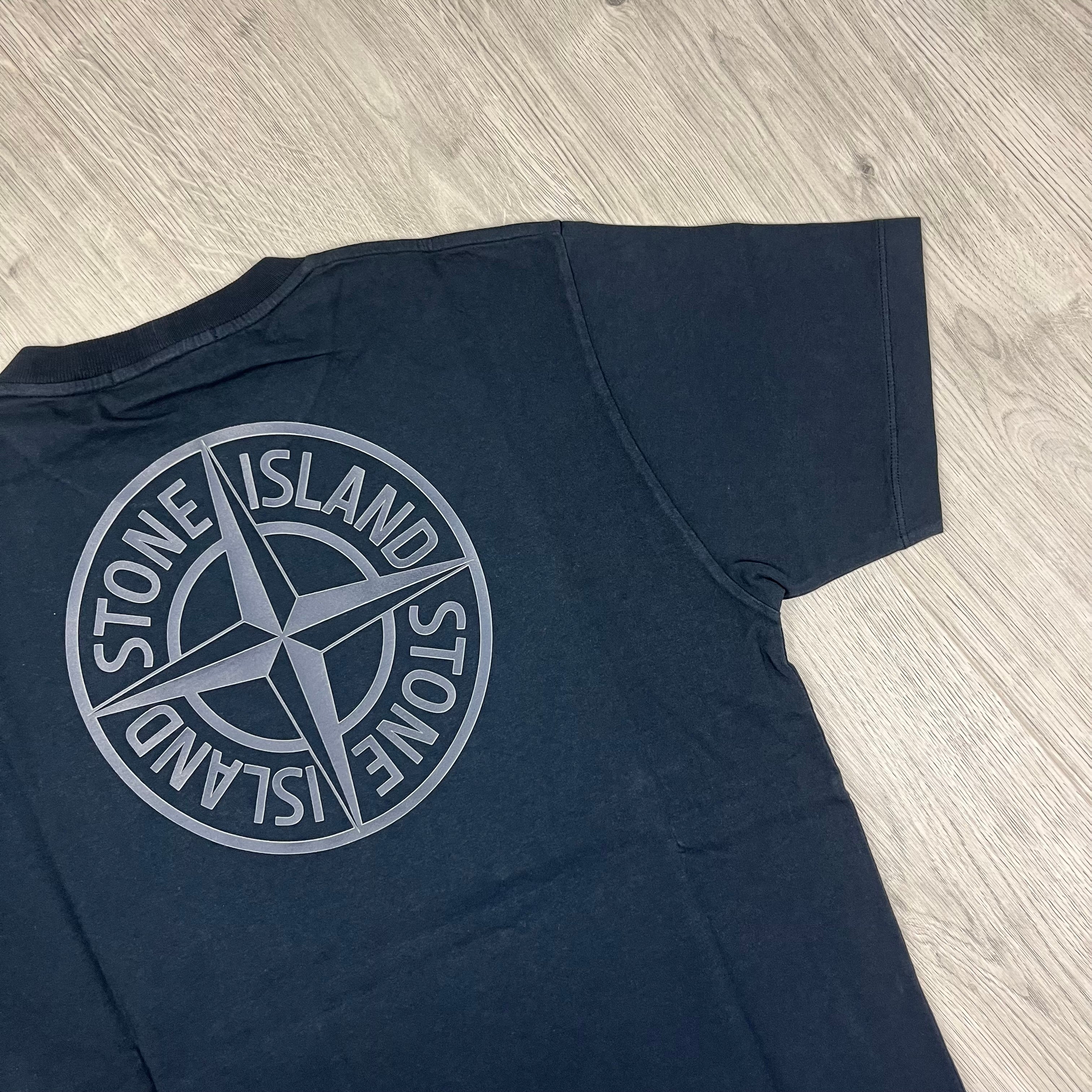 Stone Island Printed T-Shirt - Navy Ironleague