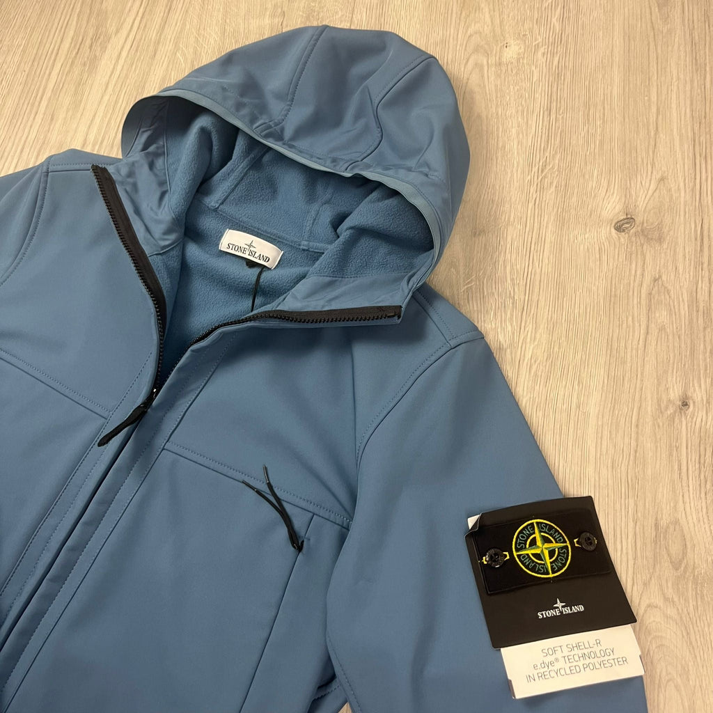 Stone Island Shell Jacket - Avio Blue Ironleague