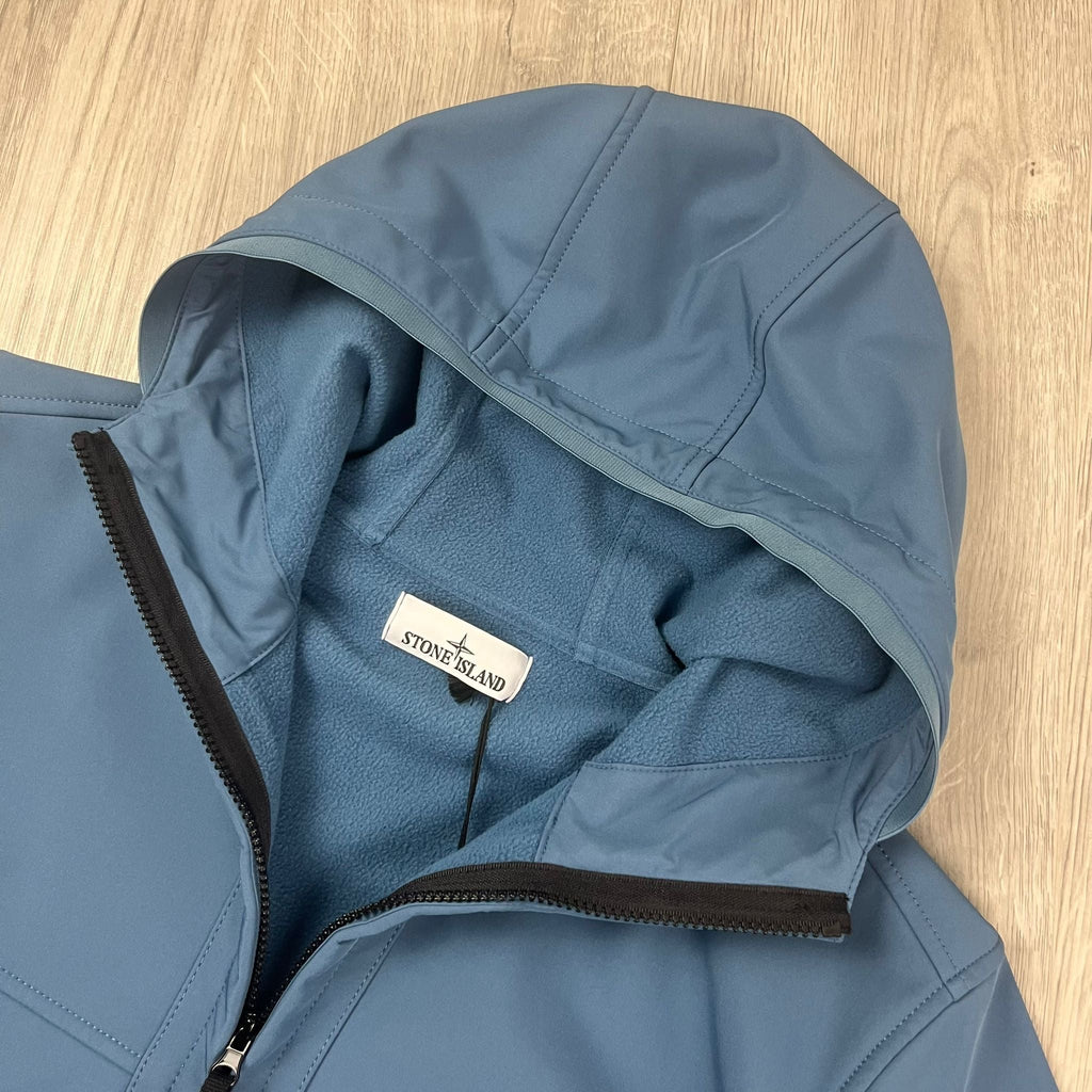 Stone Island Shell Jacket - Avio Blue Ironleague
