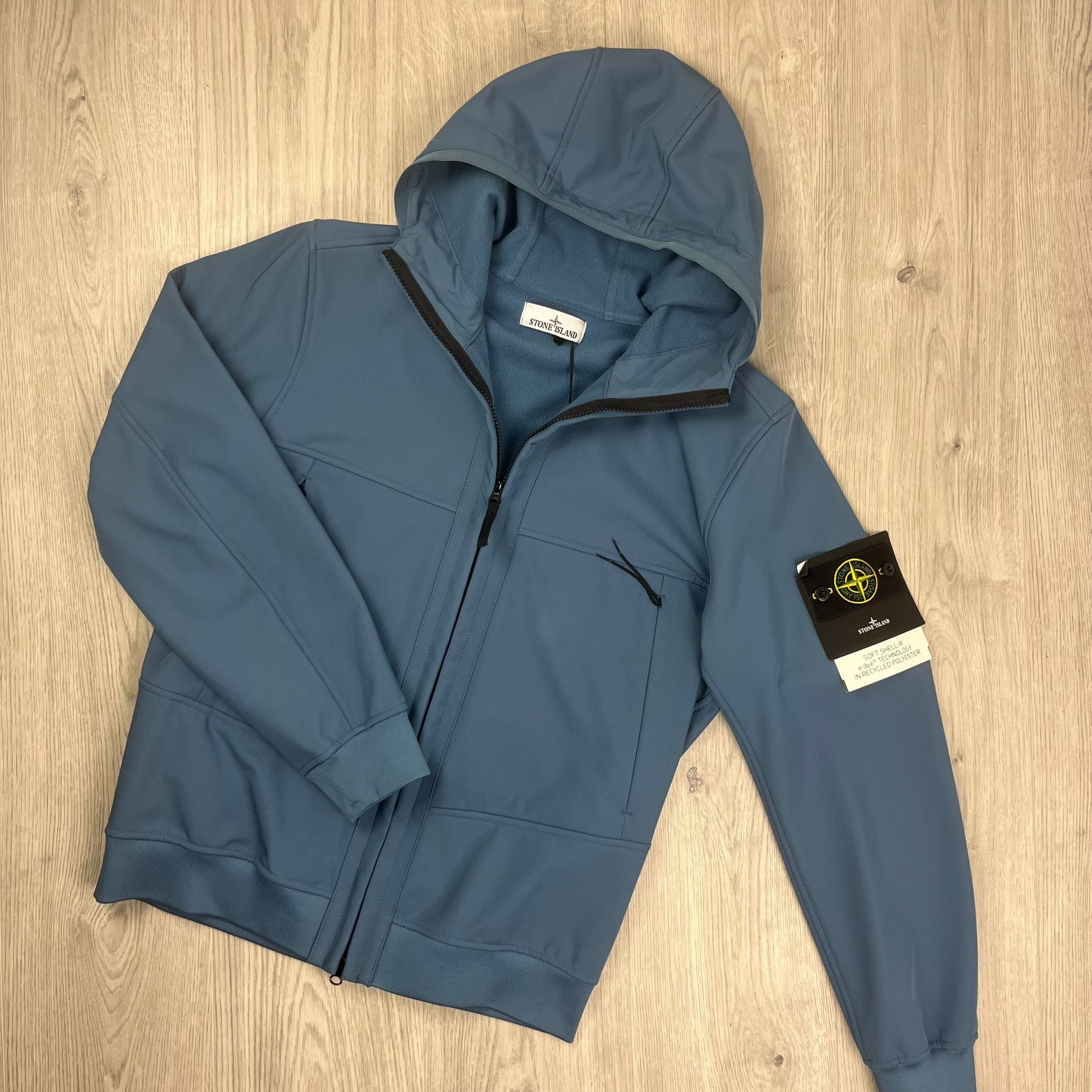 Stone Island Shell Jacket - Avio Blue Ironleague