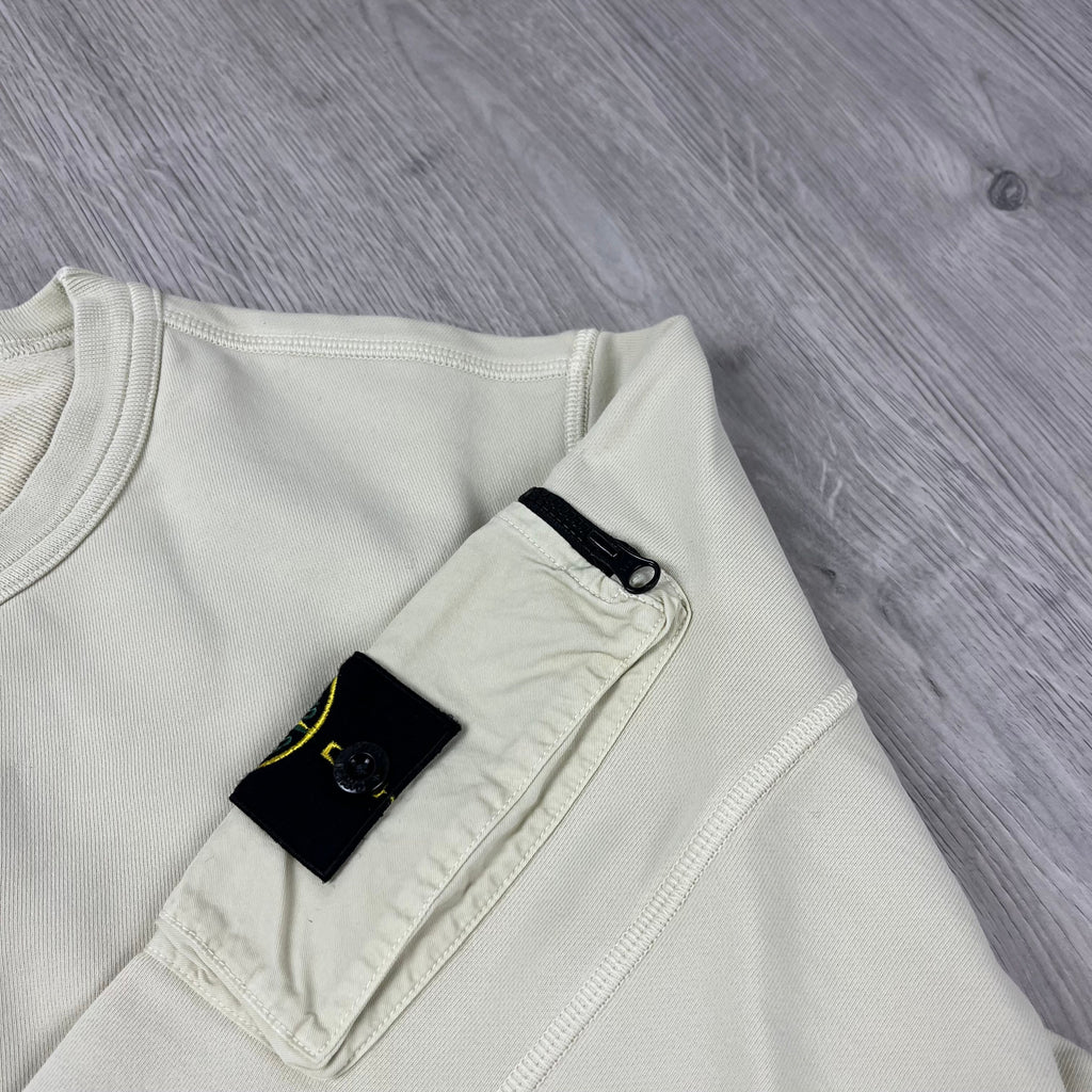 Stone Island Dyed Sweatshirt - Oat Ironleague