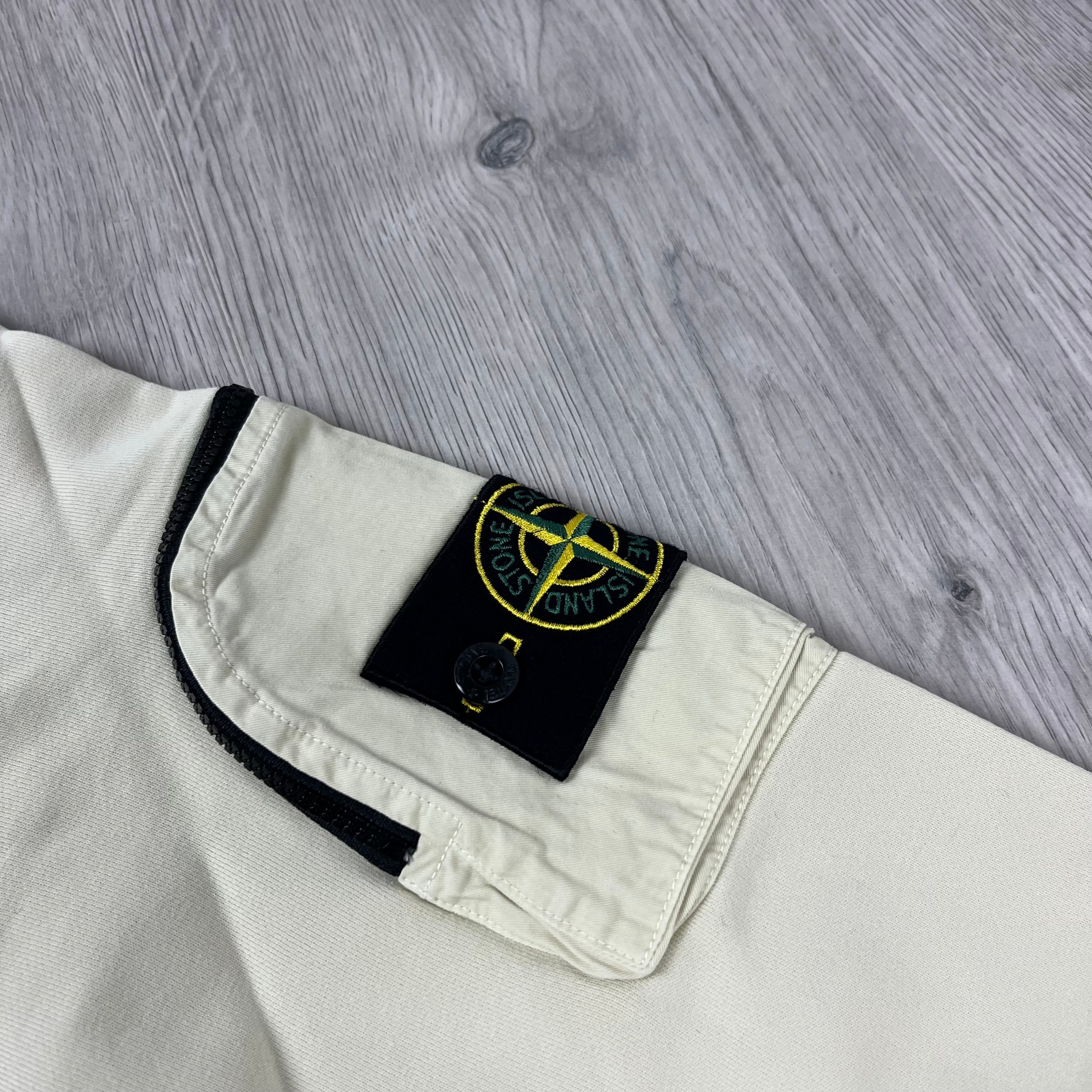 Stone Island Dyed Sweatshirt - Oat Ironleague