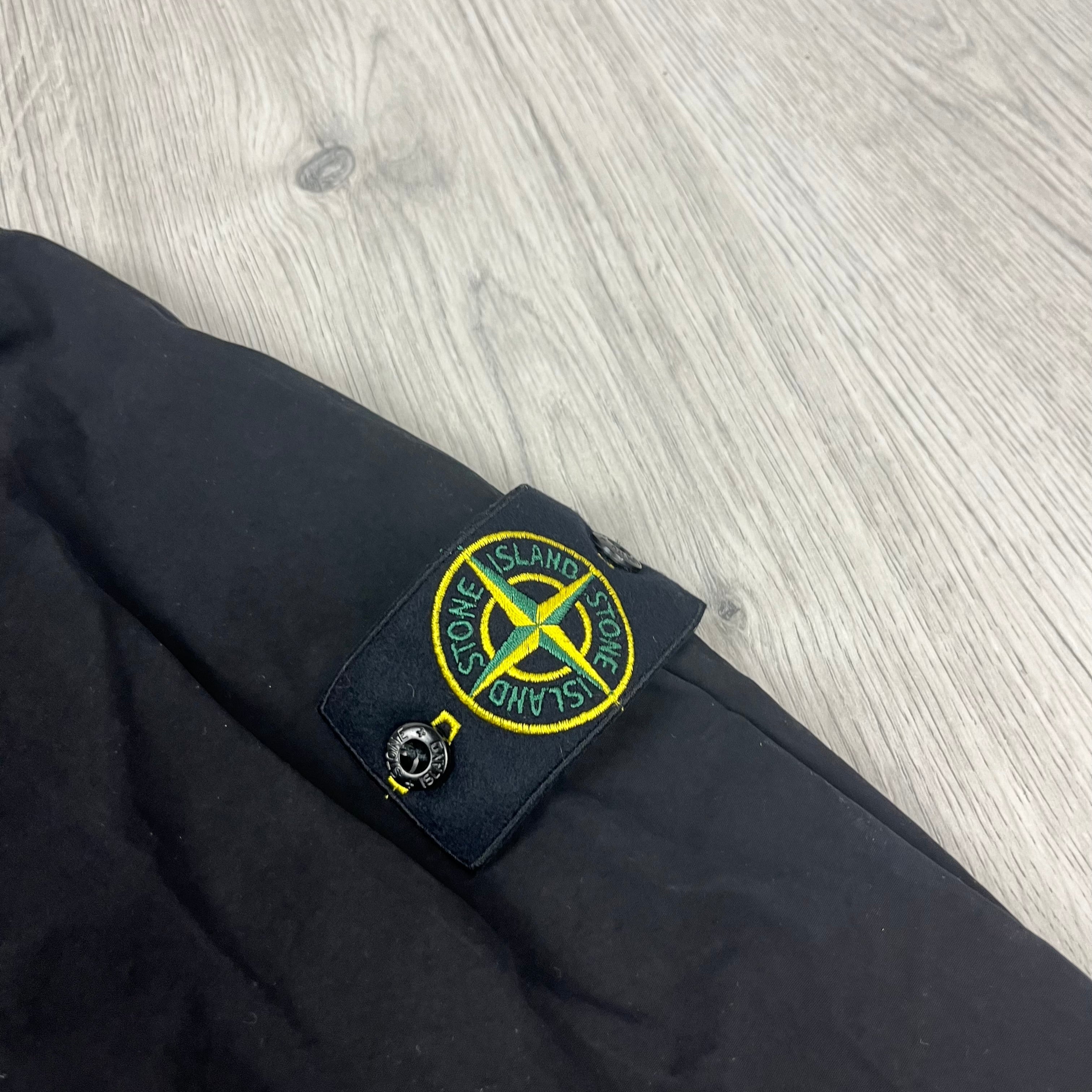 Stone Island Zip Overshirt - Black Ironleague