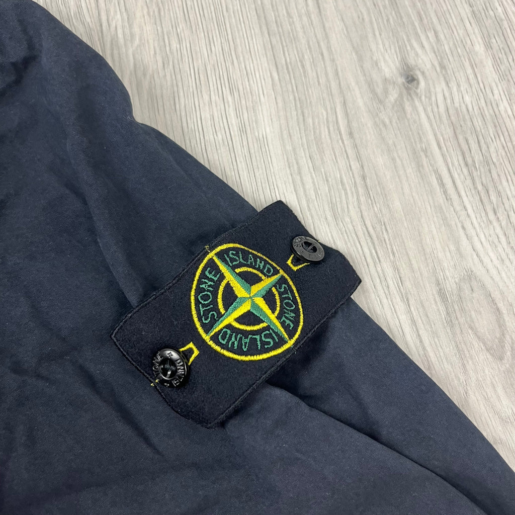 Stone Island Zip Overshirt - Navy Ironleague