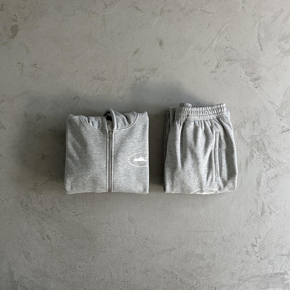 Corteiz Superior Royale Zip Set - Grey Ironleague
