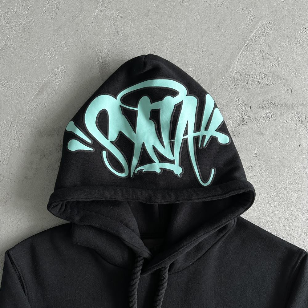 Syna Tracksuit - Black/Baby Blue Ironleague