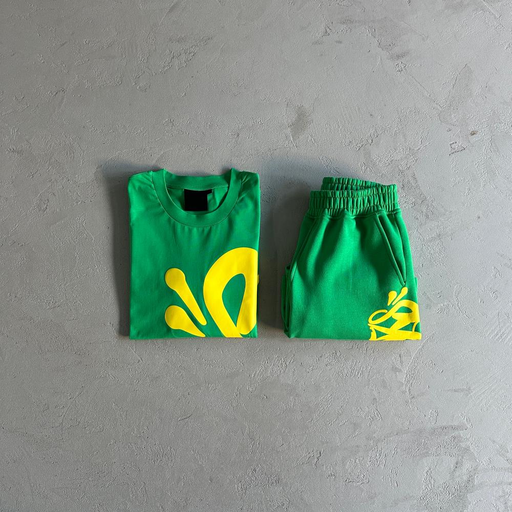Syna Tee & Short Set - Green Ironleague