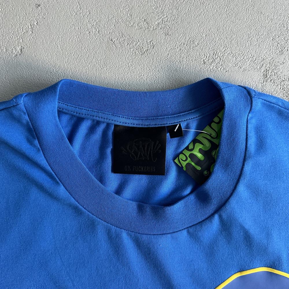 Syna T-Shirt & Short Set - Blue/Yellow Ironleague