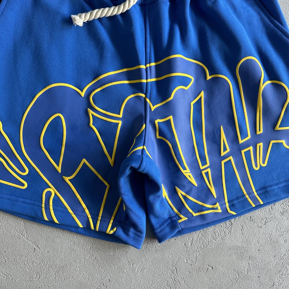 Syna T-Shirt & Short Set - Blue/Yellow Ironleague