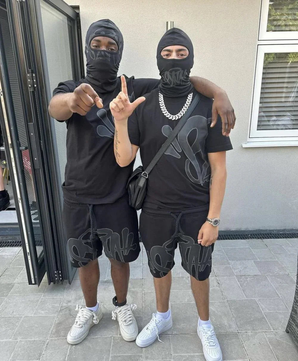 Syna T-Shirt & Shorts Set - Black Ironleague