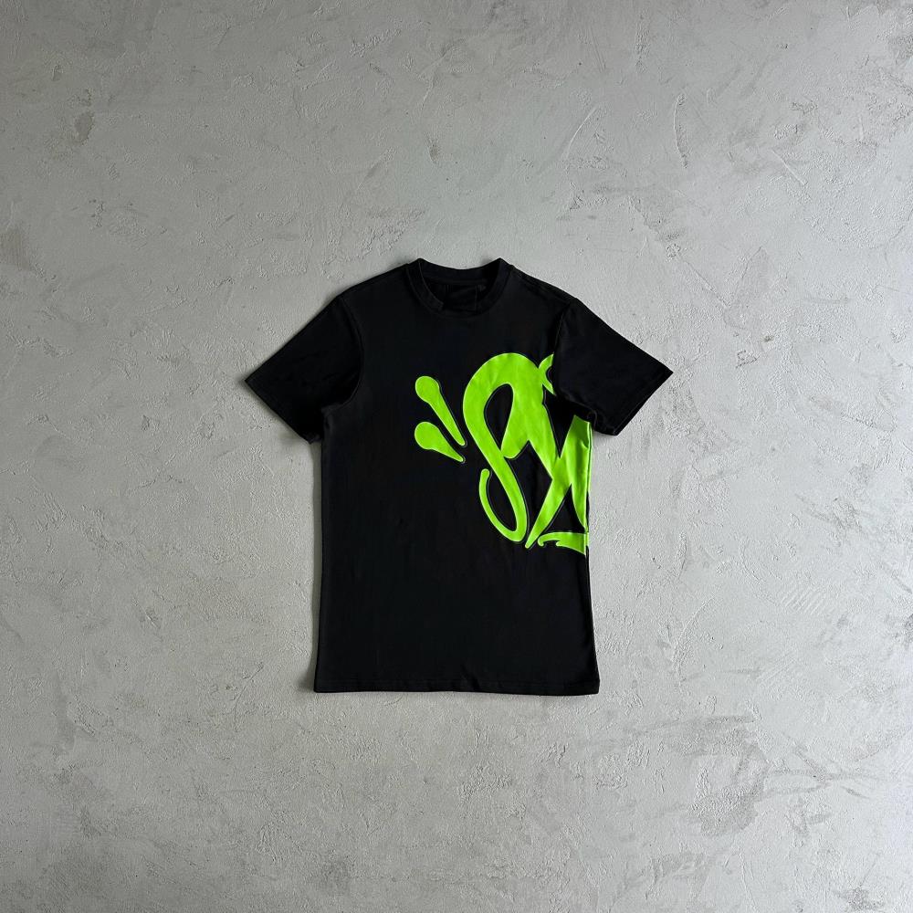 Syna Tee - Black/Green Ironleague